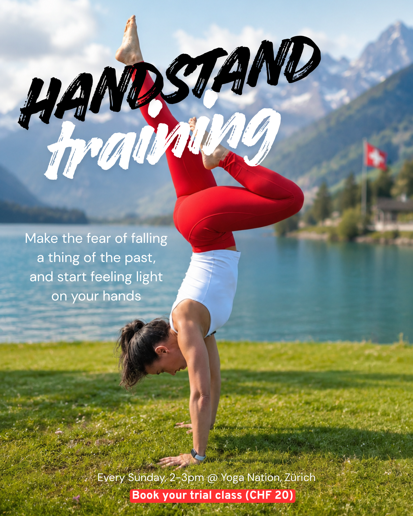 Balance with Ale Facebook ad: Learn to Handstand