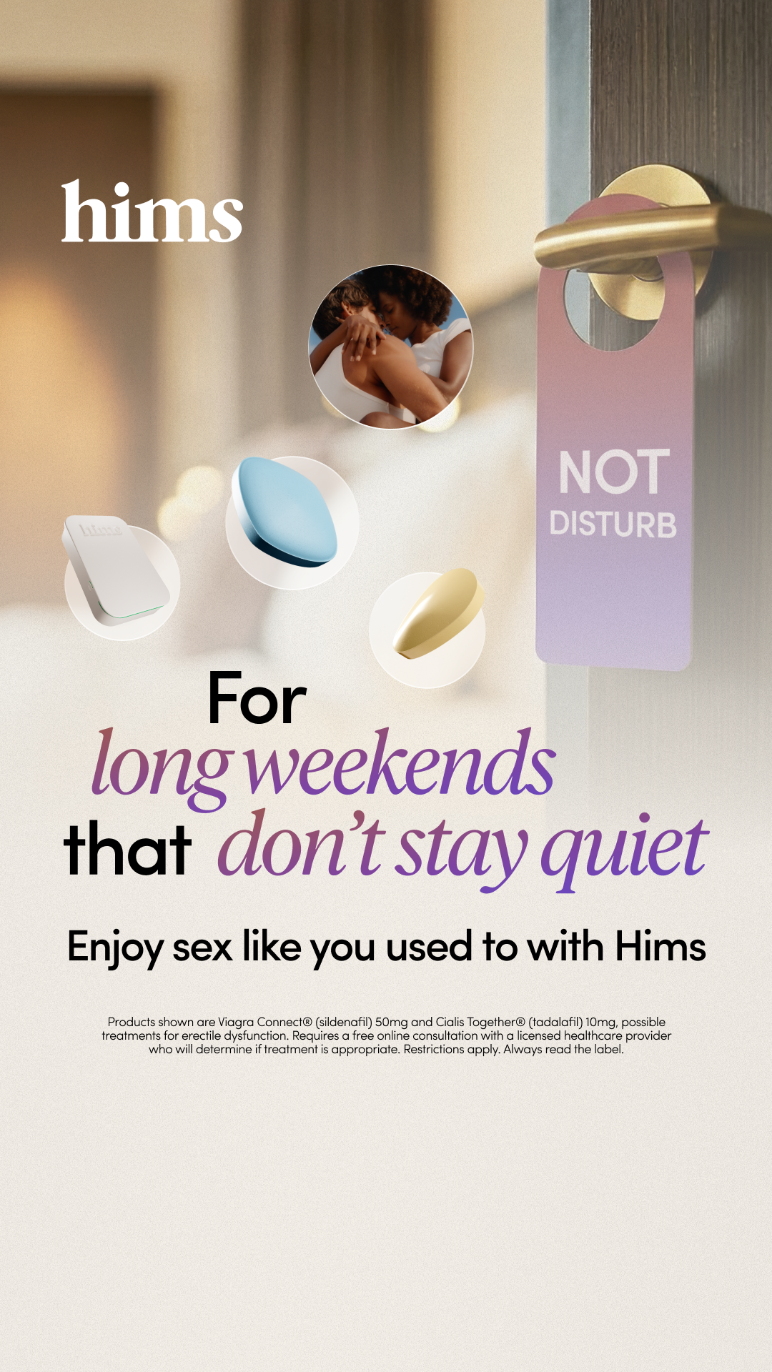 hims Facebook ad