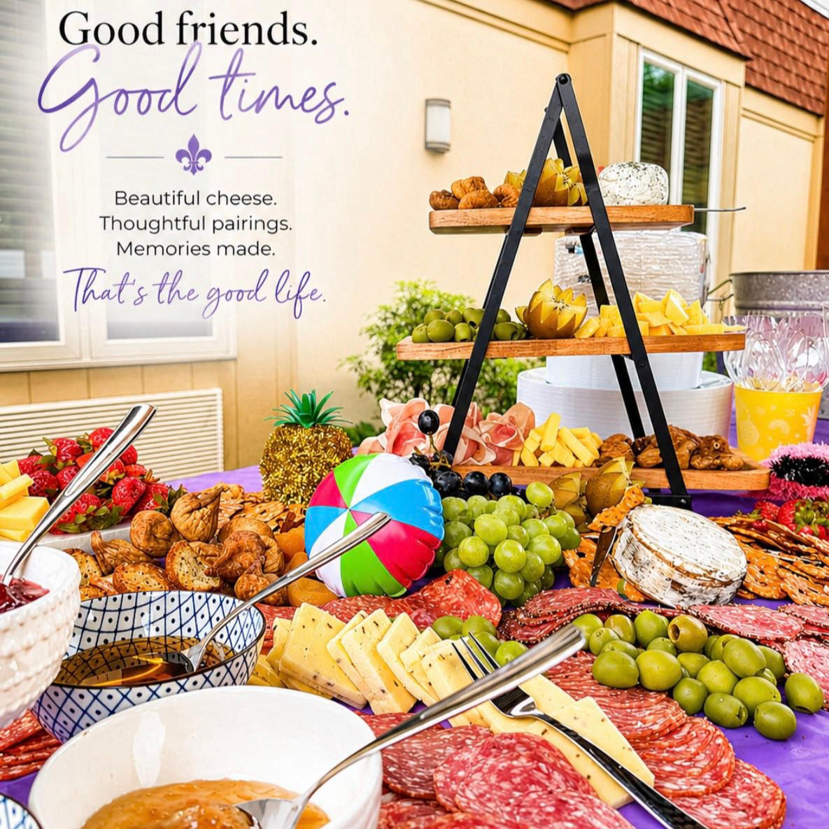 Fleur de Lis Cheese Shop Facebook ad: Chat in Messenger