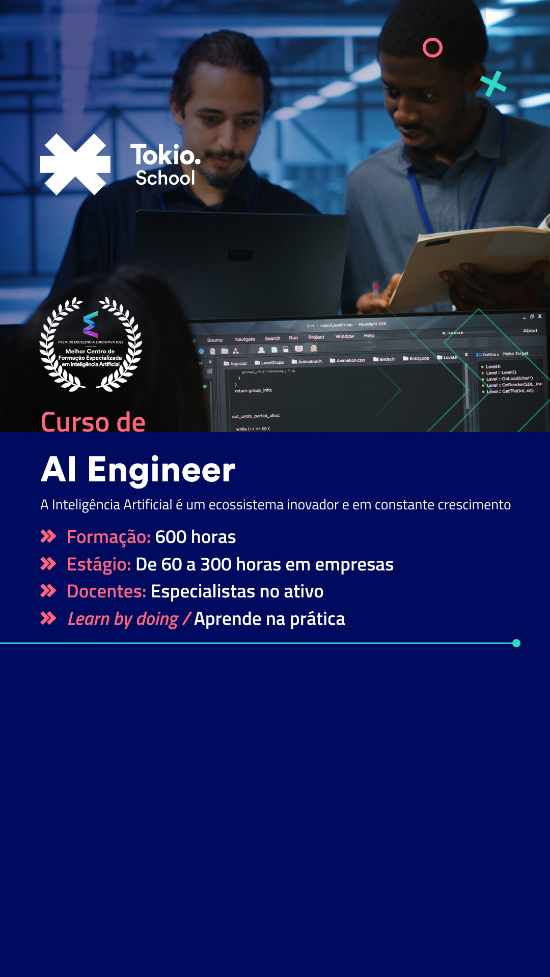 Tokio School Portugal Facebook ad from Feb 18, 2026