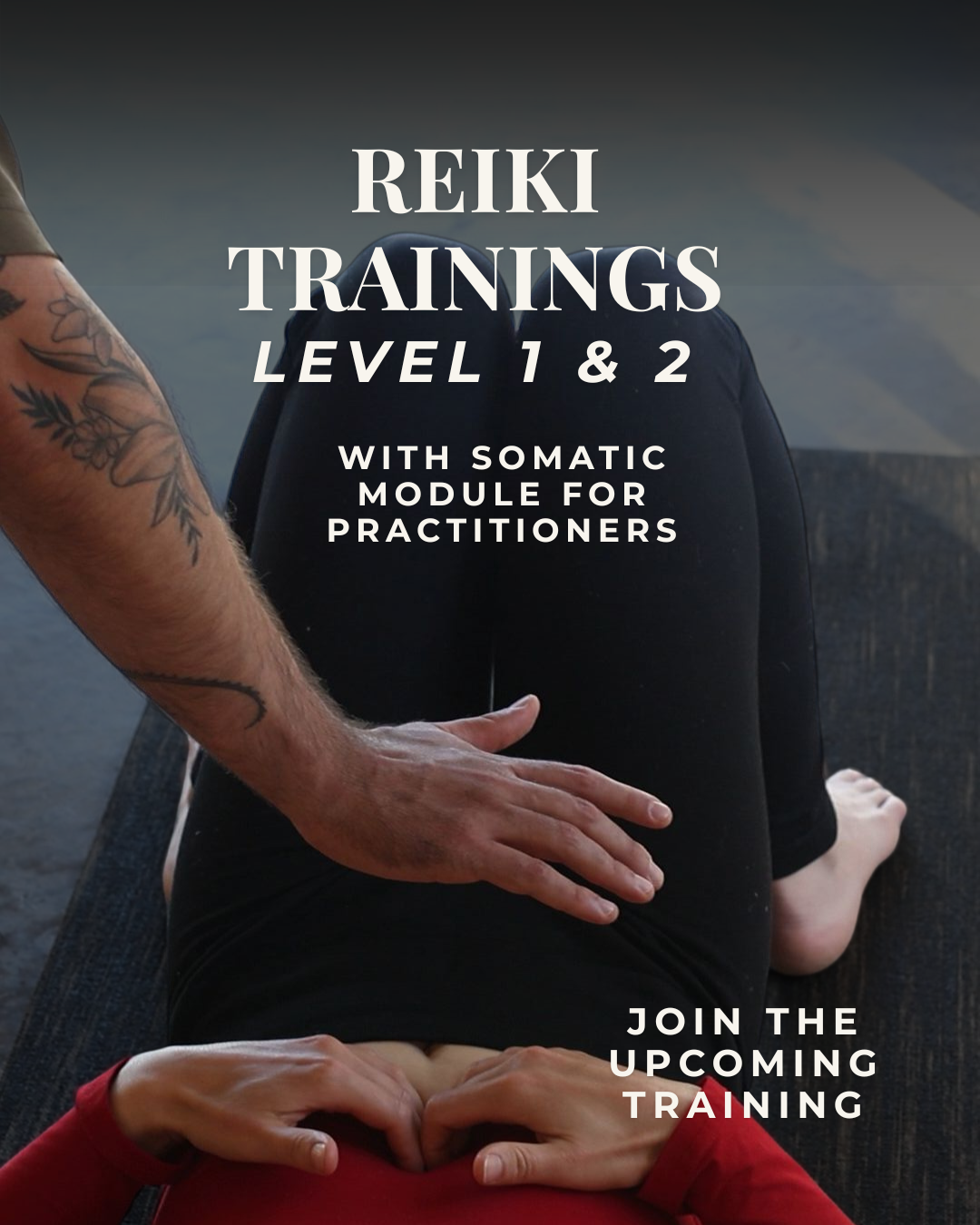 Omer Nisim Holistic Therapy Facebook ad: Reiki with Somatics Training