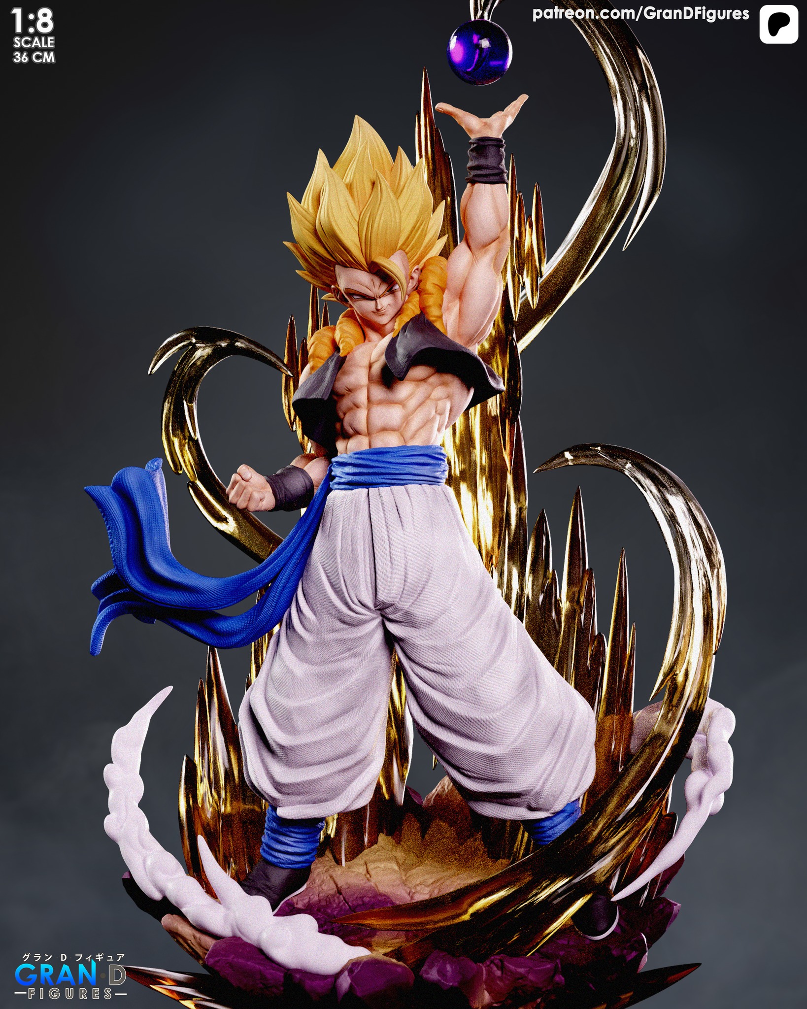 Gran D Figures Facebook ad: GOGETA SSJ - Dragon Ball (March Model