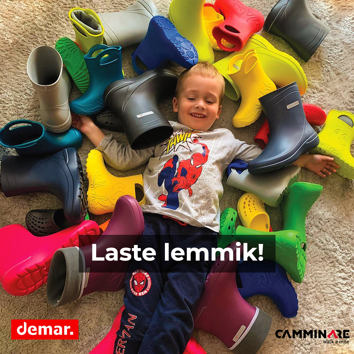 Uuem Viis - um5.ee Facebook ad: Kas Sinu lapsel on Demari või Camminare kummikud?