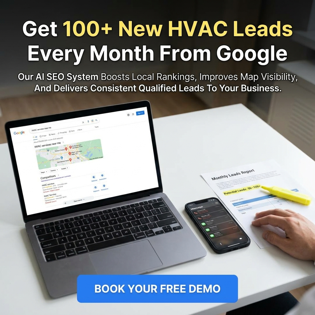HVAC Lead Pipeline Facebook ad: Get More HVAC Jobs From Google Every Month