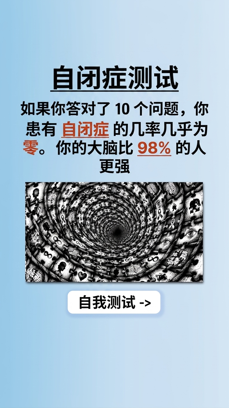 Free International IQ Test Facebook ad