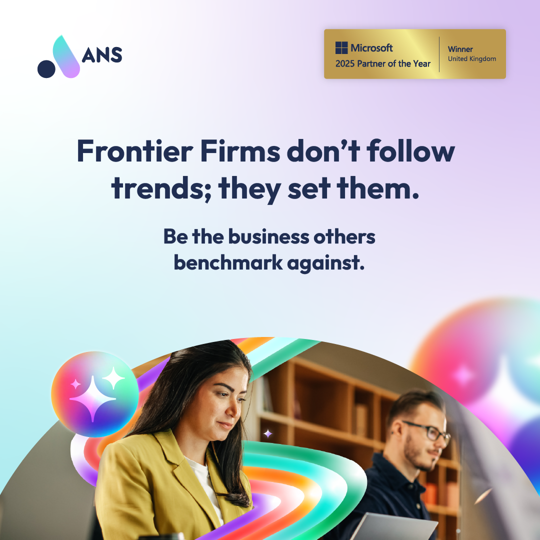 ANSGroup Facebook ad: Becoming A Frontier Firm