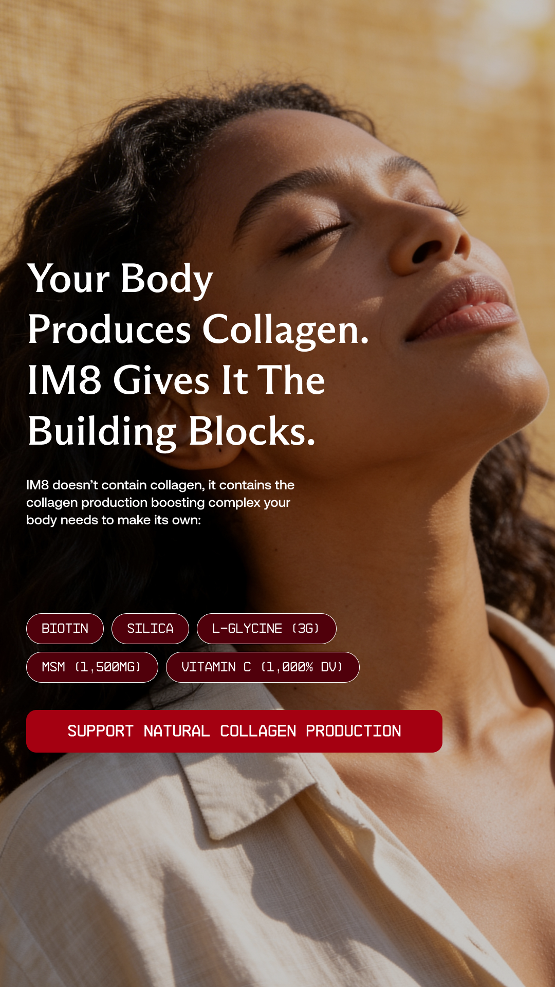 IM8 Health Facebook ad