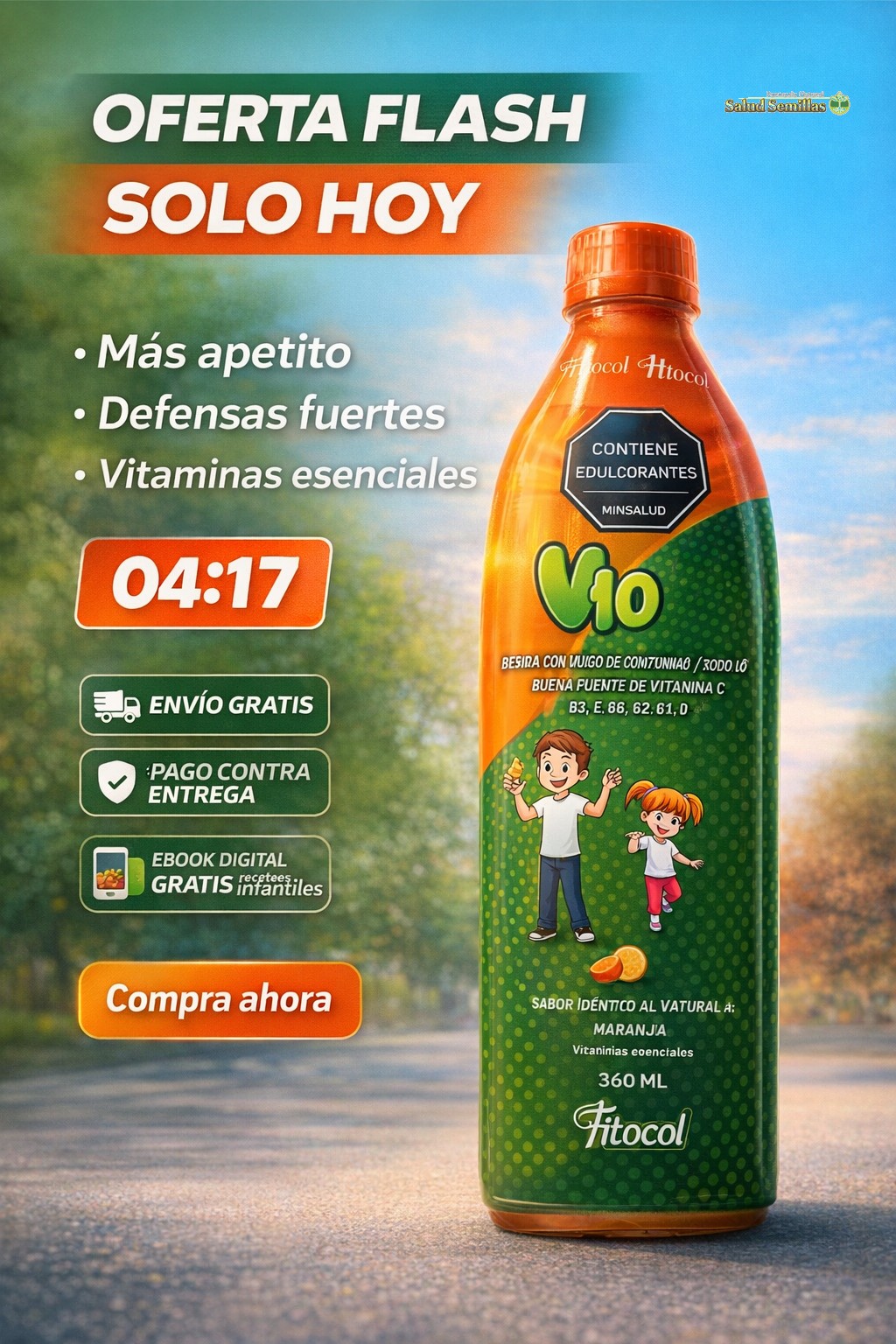 Salud Semillas Girardot Facebook ad
