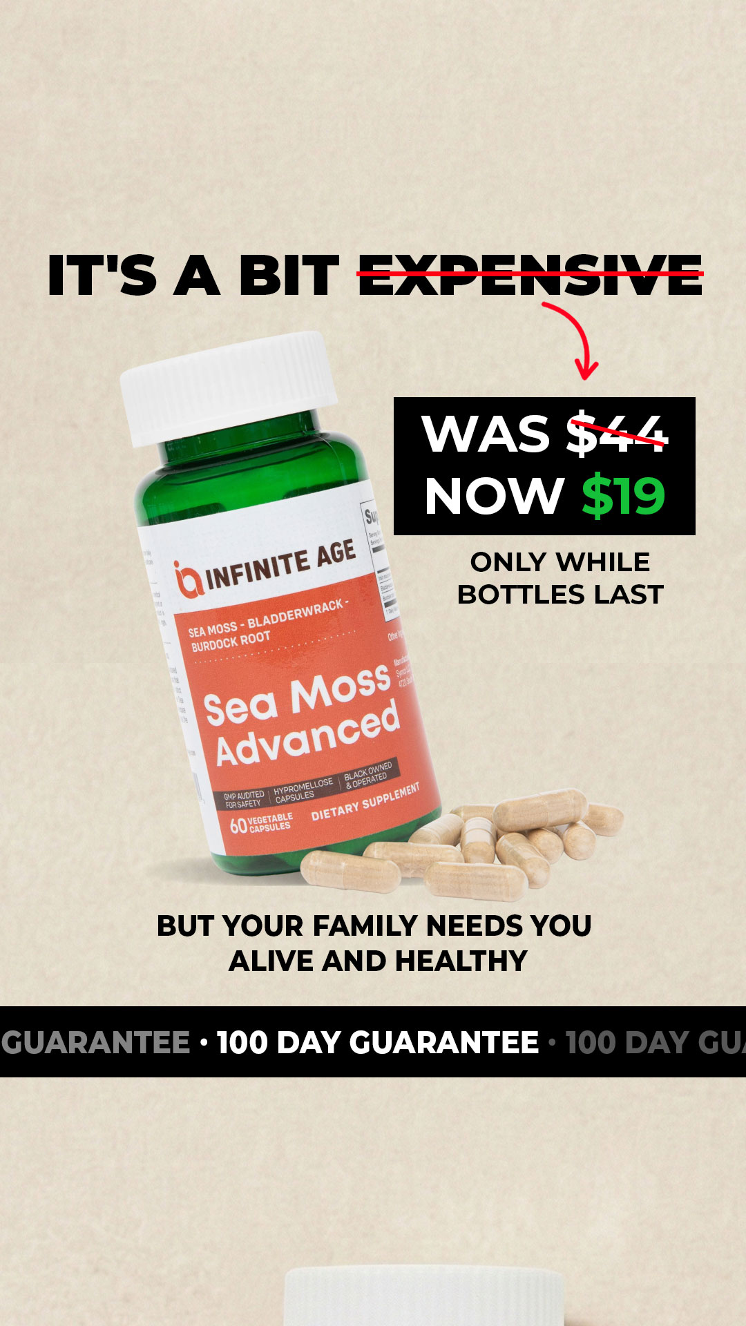 Infinite Age Facebook ad