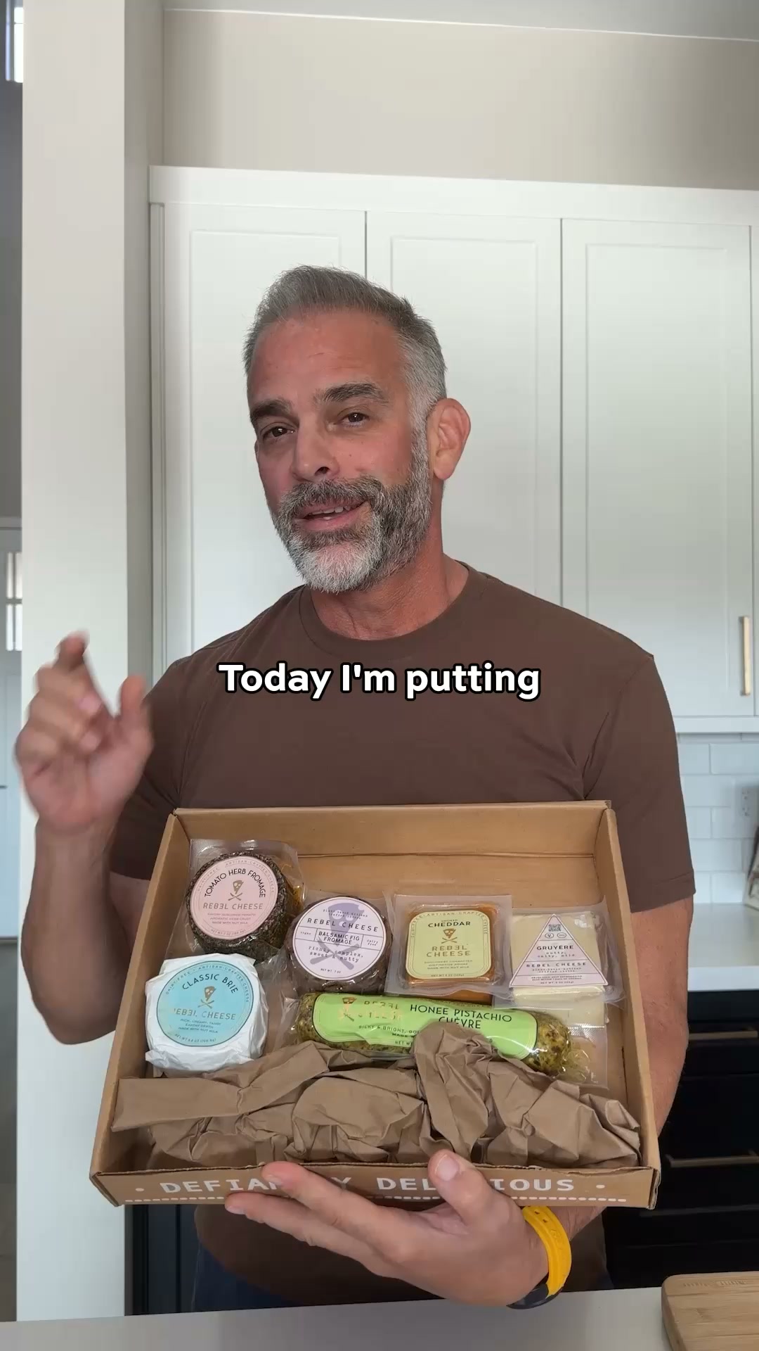 Rebel Cheese Facebook ad: Three Cheeses. Zero Dairy.