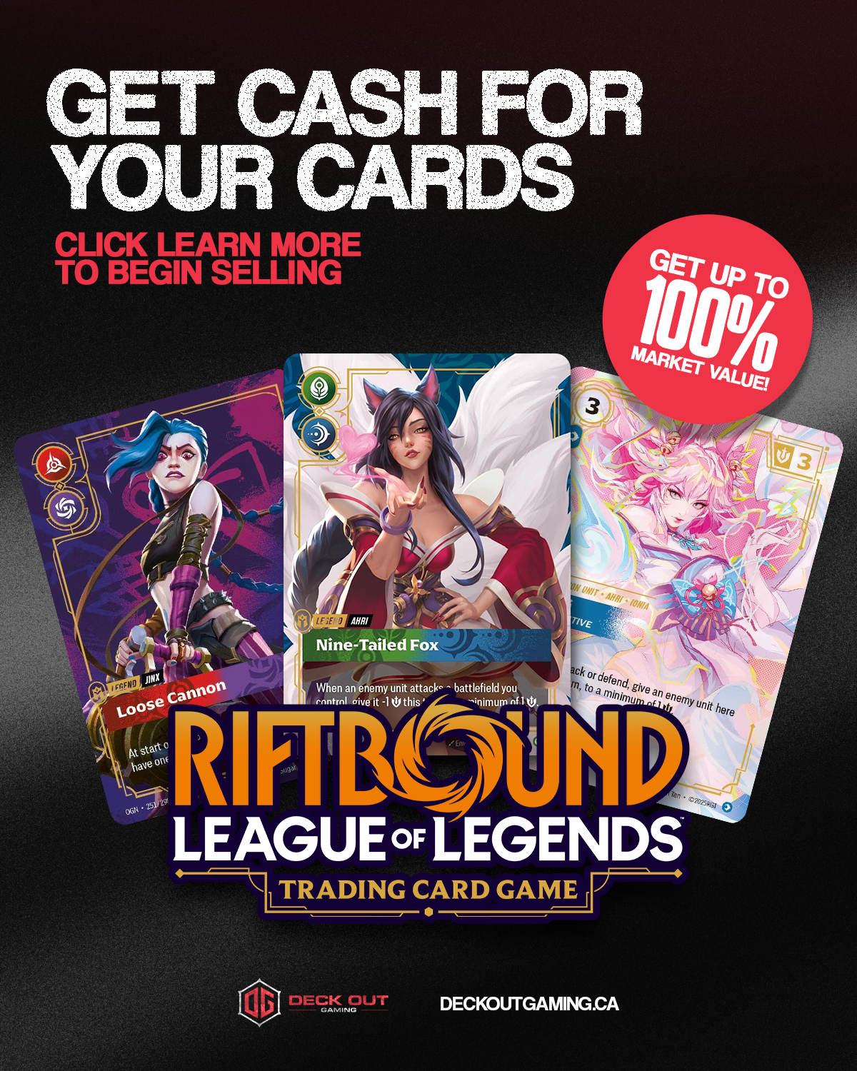 Deck Out Gaming Facebook ad