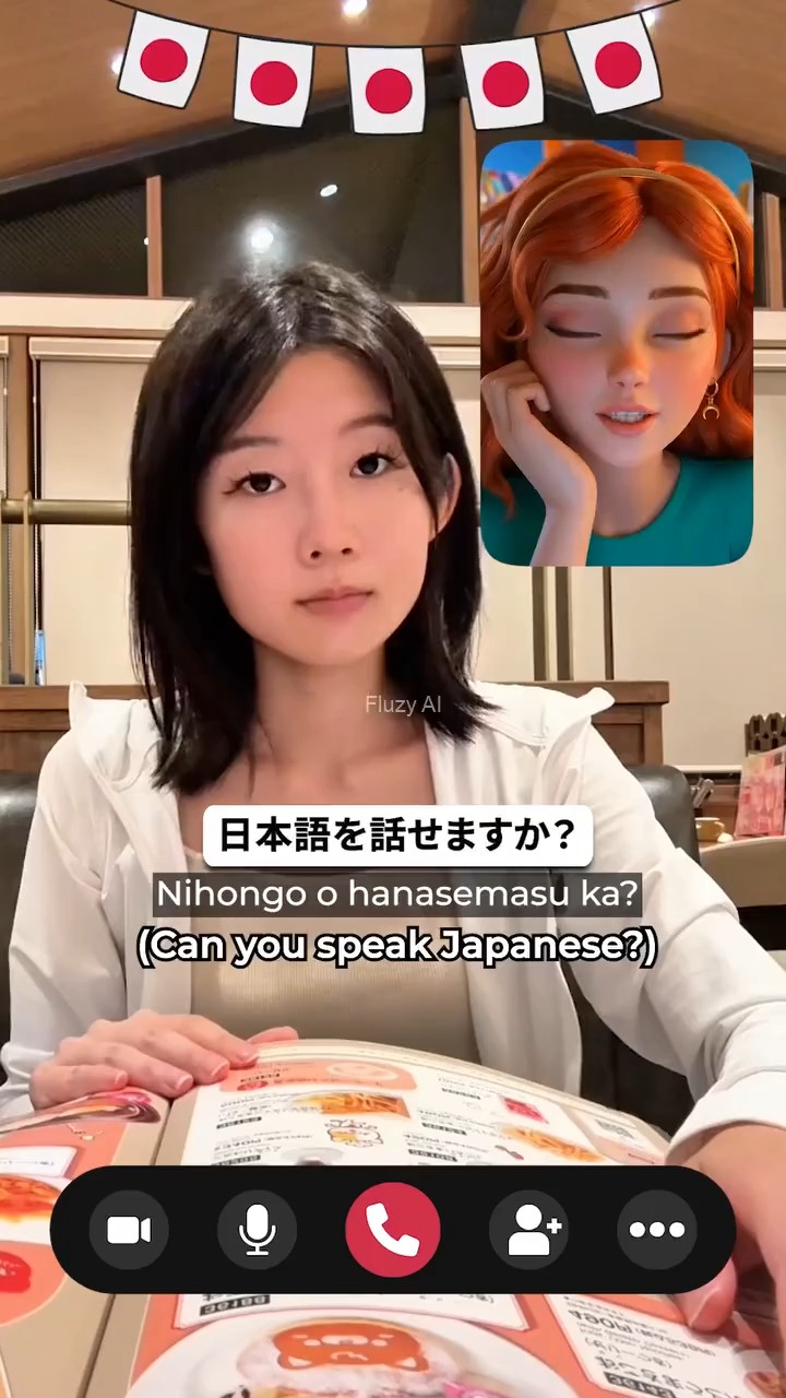 AI Learning Language, Speaking Facebook ad: Learn fast with AI