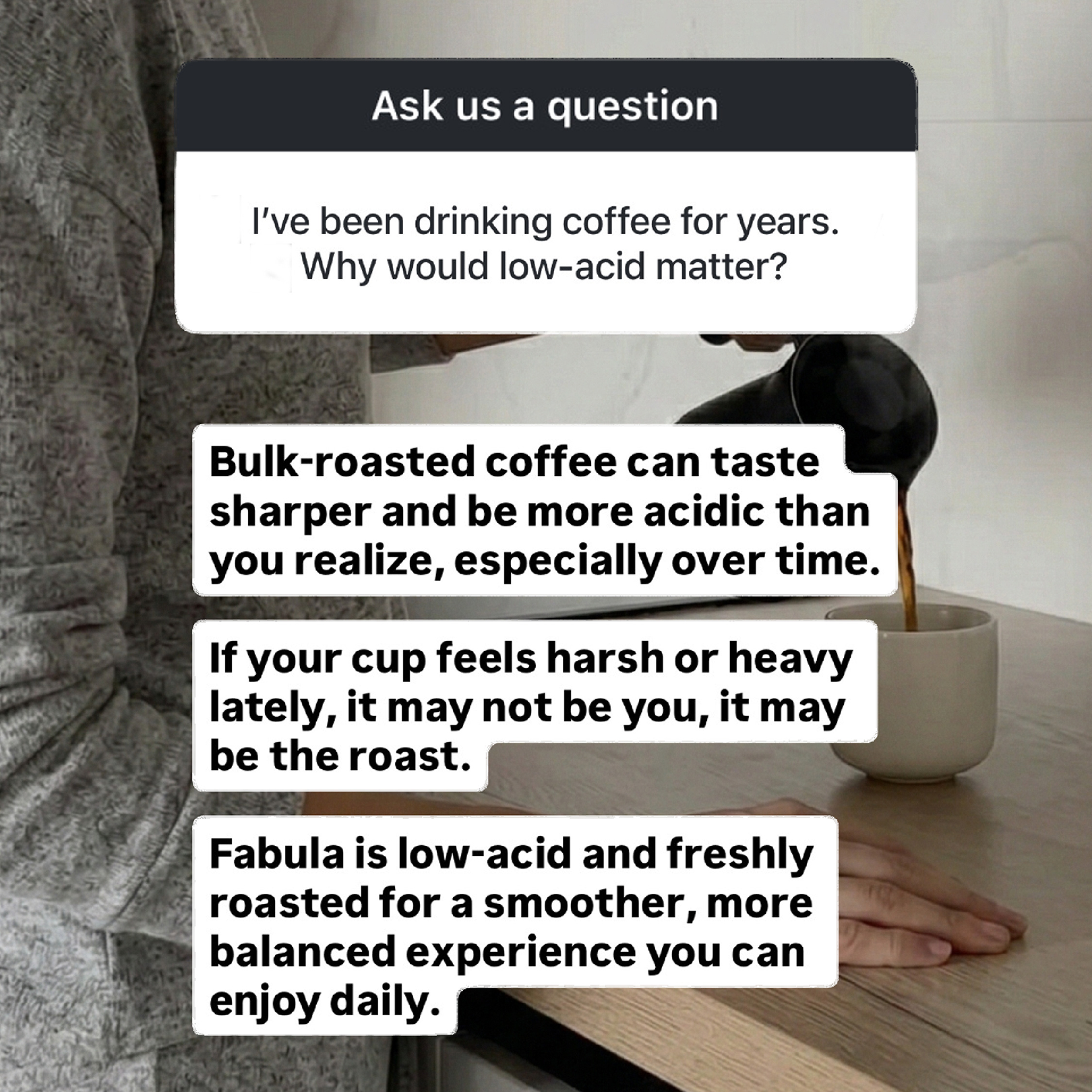 Fabula Coffee Facebook ad