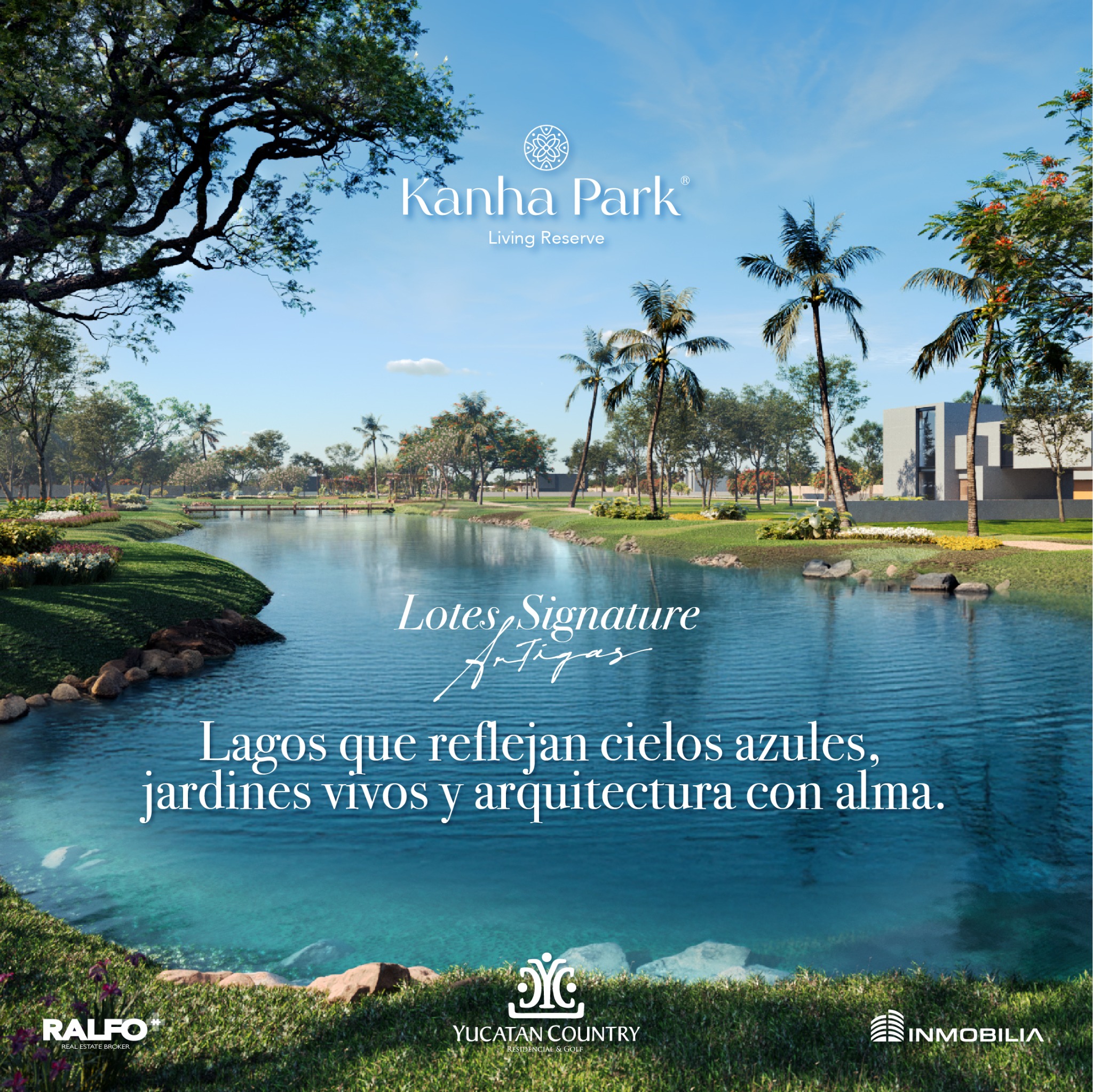 Yucatan Country Club Facebook ad: Lotes desde 450 a 1,223 m2