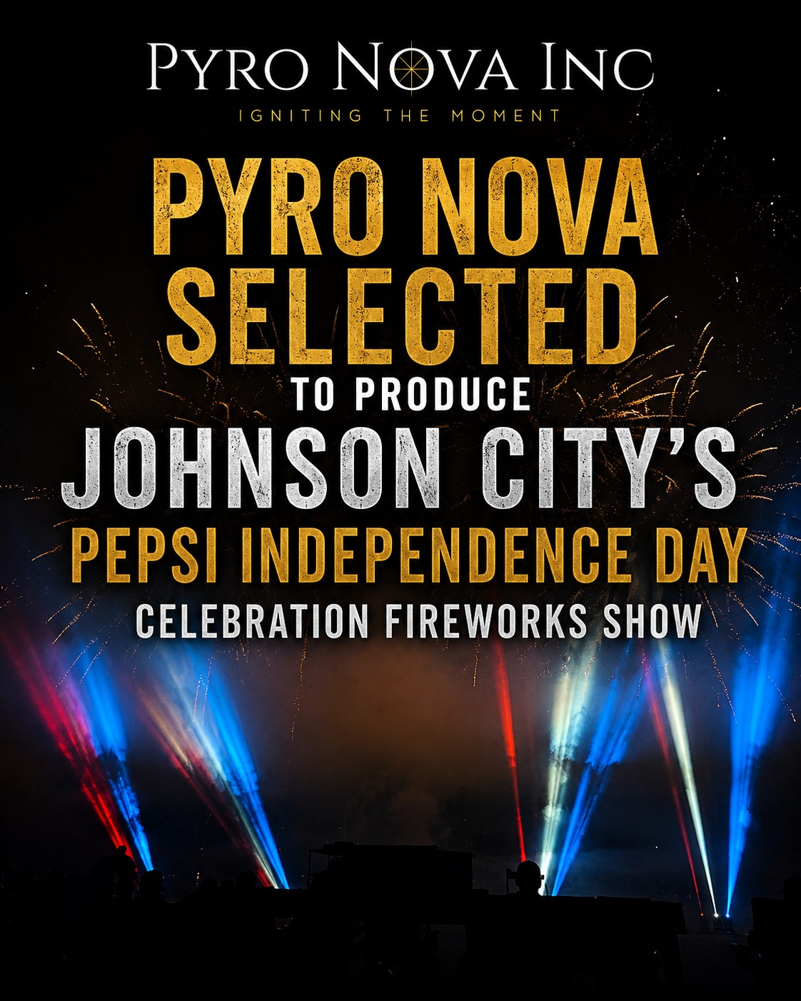 Pyro Nova Fireworks Facebook ad: Pyro Nova Selected to Produce Johnson City’s Pepsi…
