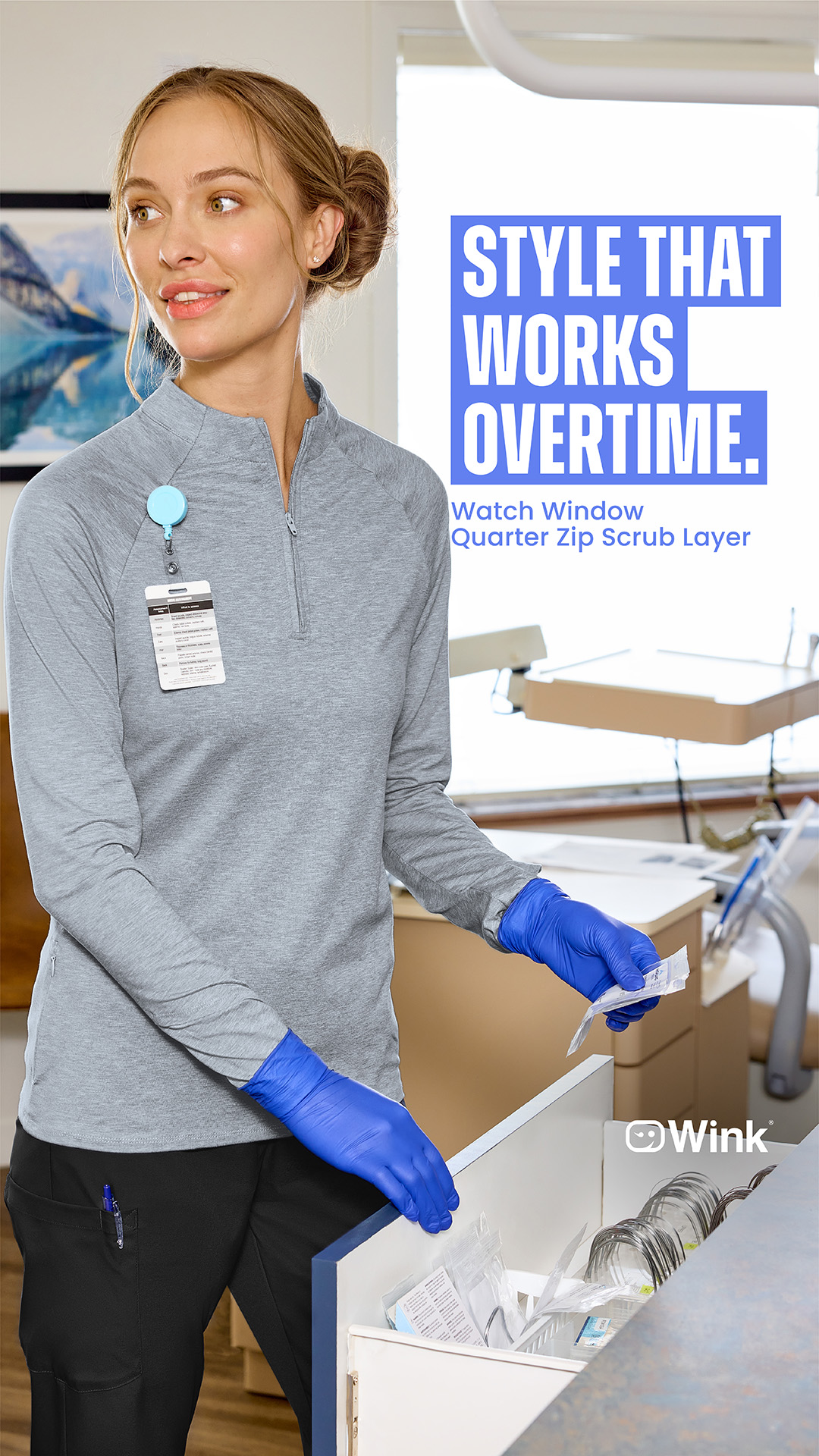 Wink Scrubs Facebook ad
