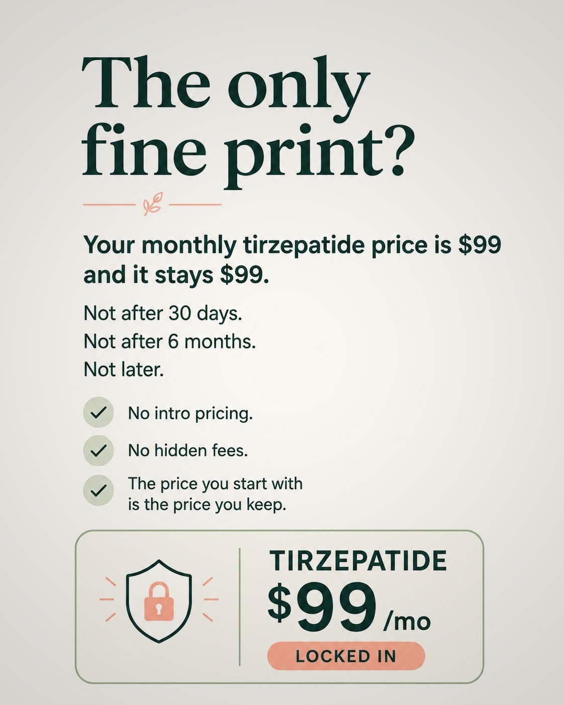 Dad Club Co. Facebook ad: $99/month. No surprises.