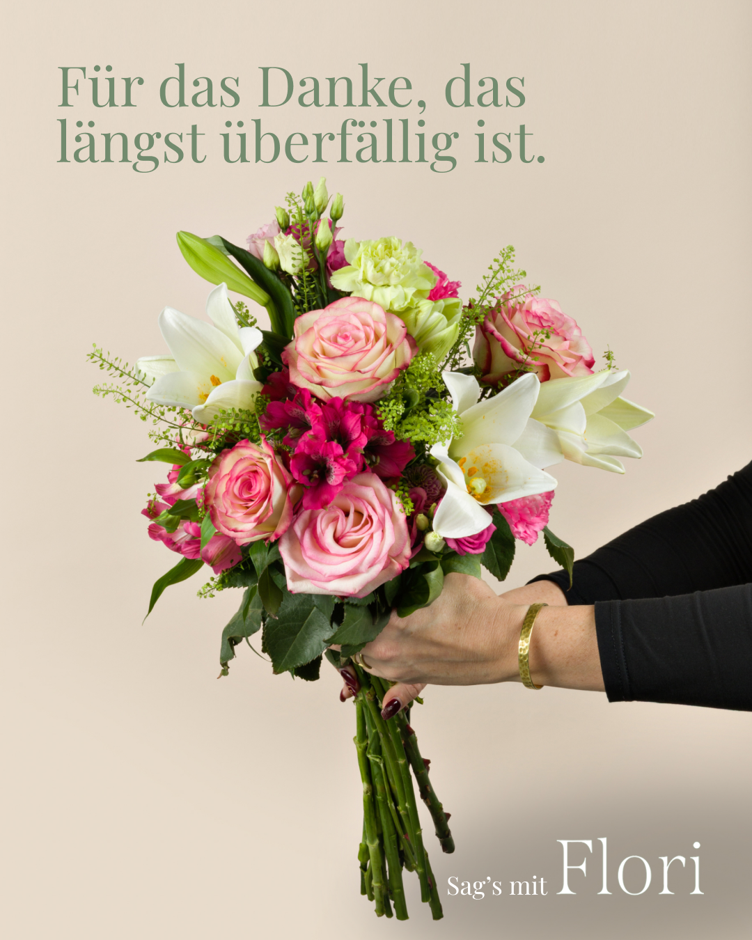 Flori.at Facebook ad: Gratis geliefert in ganz Österreich