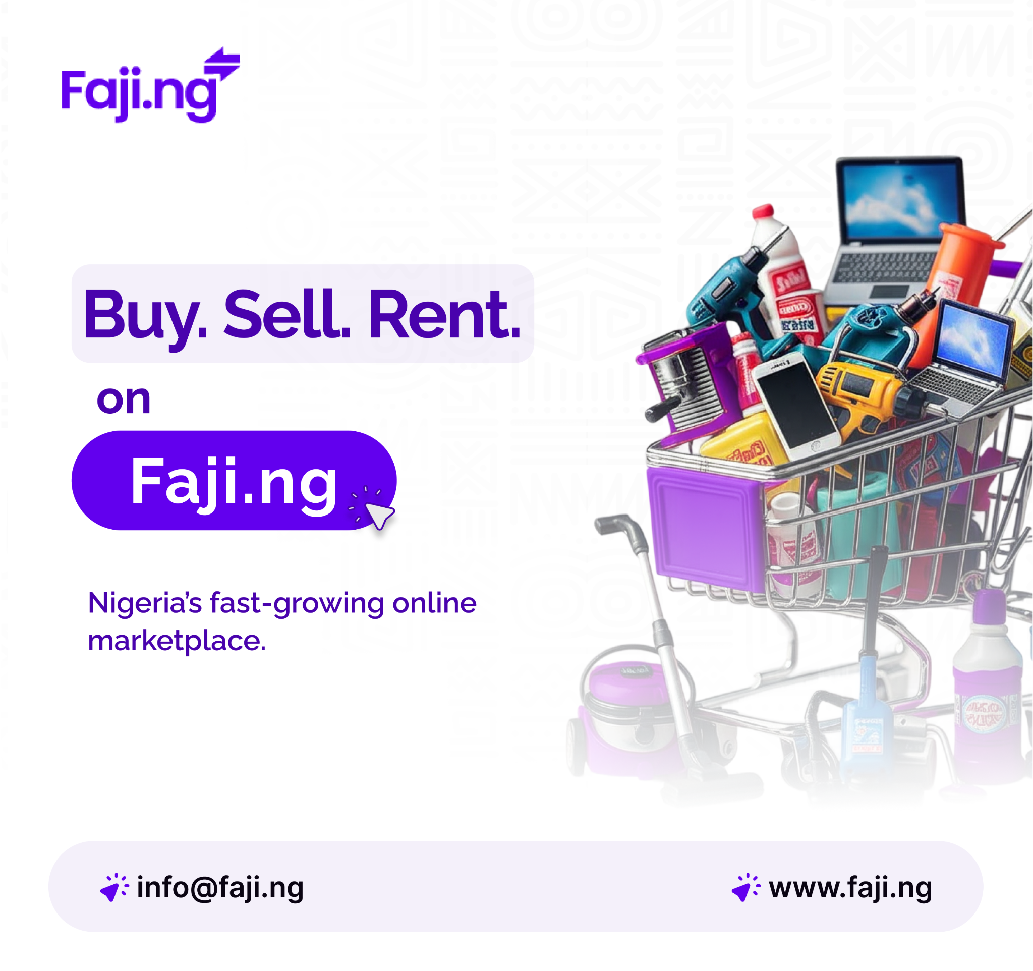 Faji Marketplace Facebook ad: Buy, Sell & Rent Anything in Nigeria, on Faji.ng!