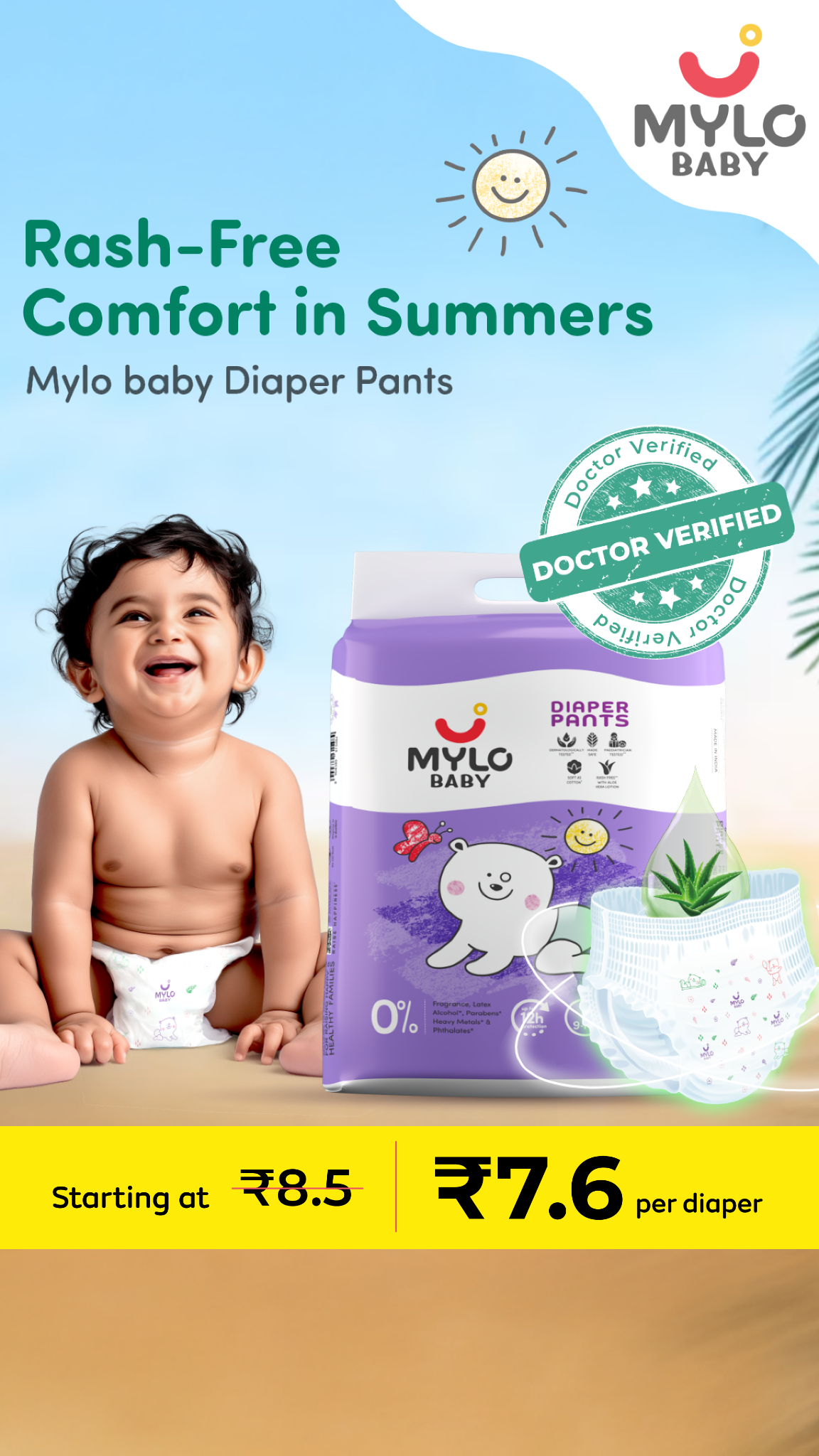 Mylo Baby Facebook ad
