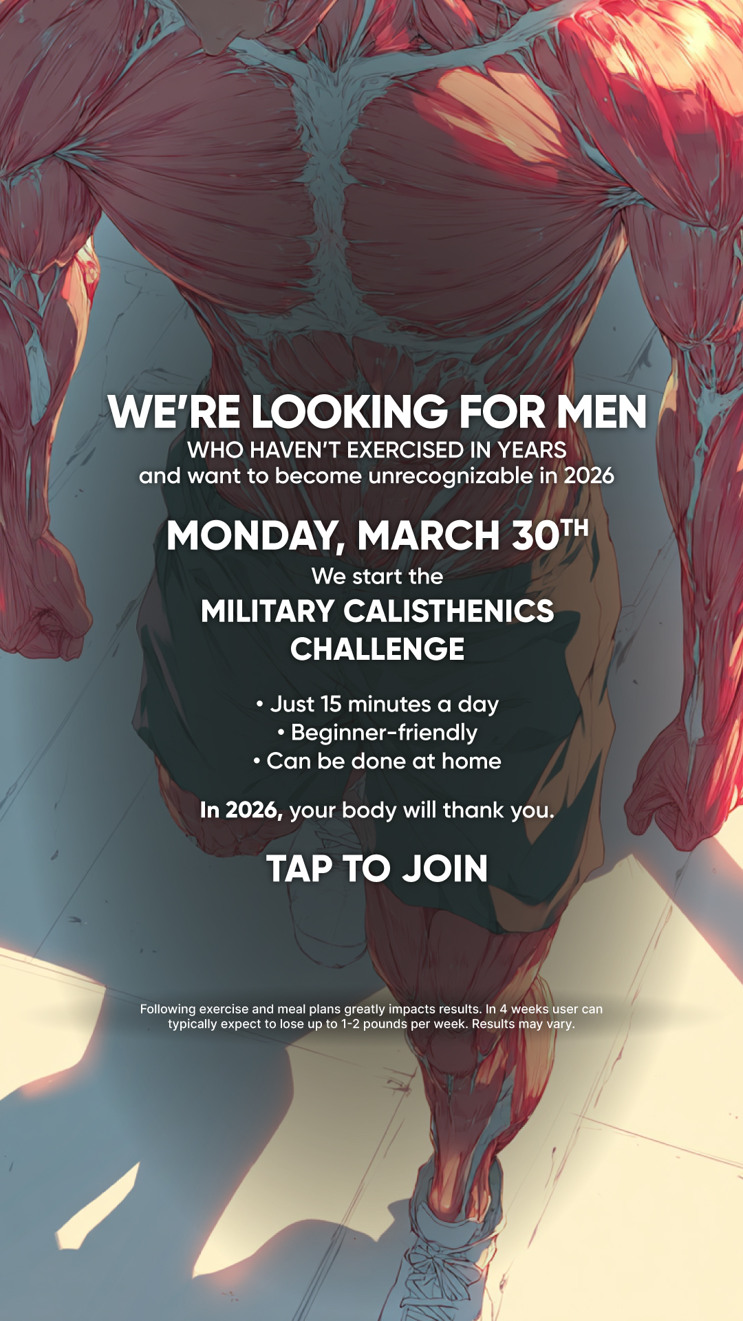 BetterMe Men Facebook ad