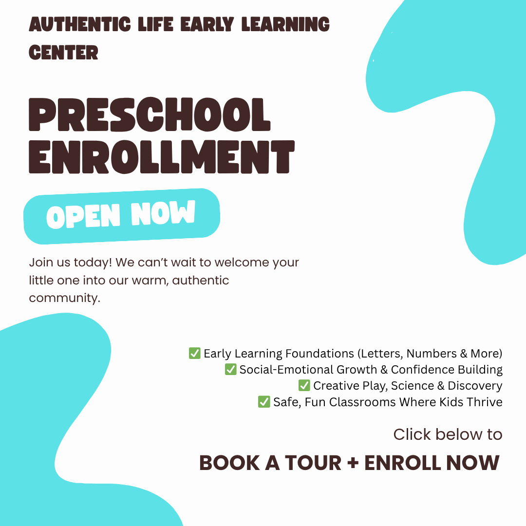 Authentic Life Church Facebook ad: UPK + Preschool Enrollment