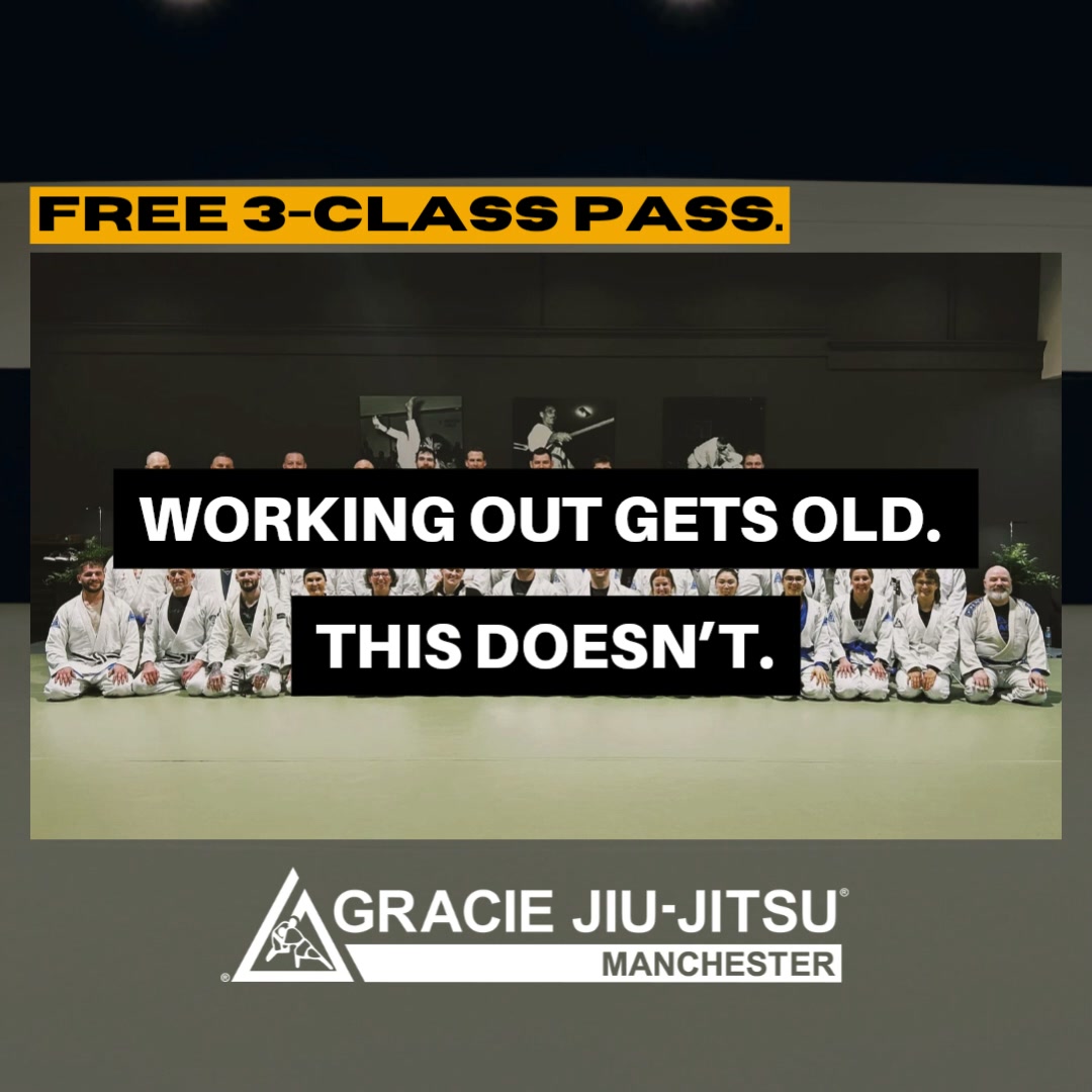 Manchester Gracie Jiu Jitsu Facebook ad: Most adults don’t need another workout.