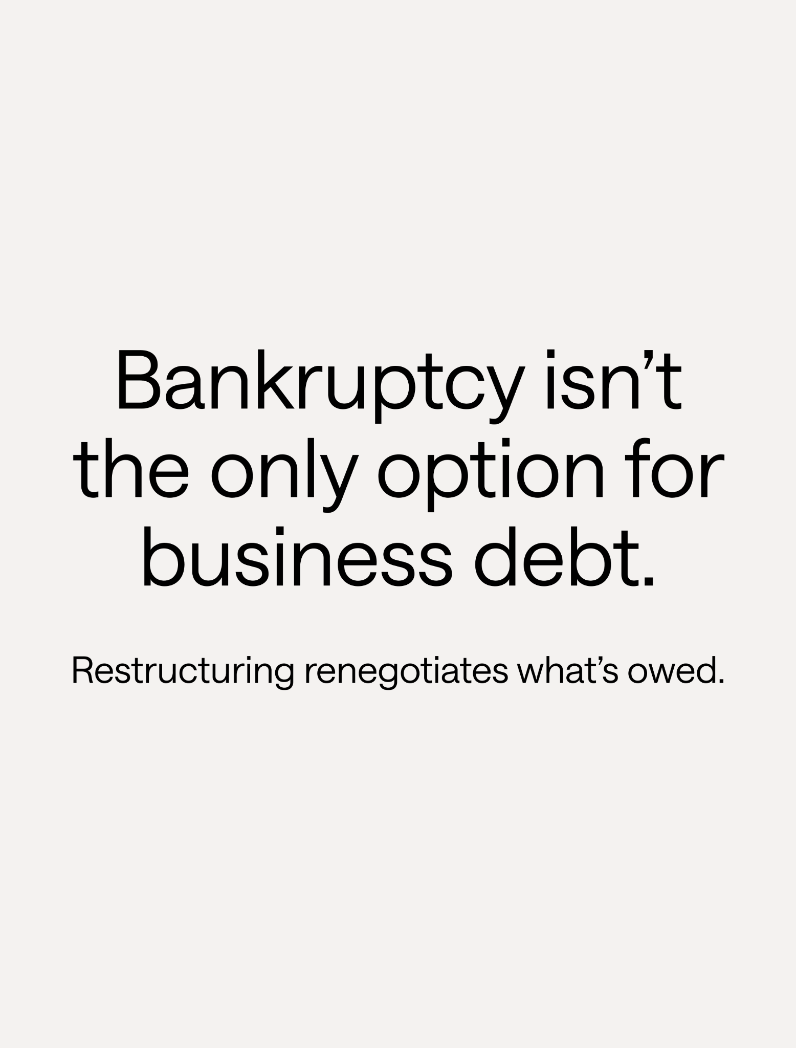 Integrated Financial Solutions Facebook ad: Creditors Off Your Back in 30 Days