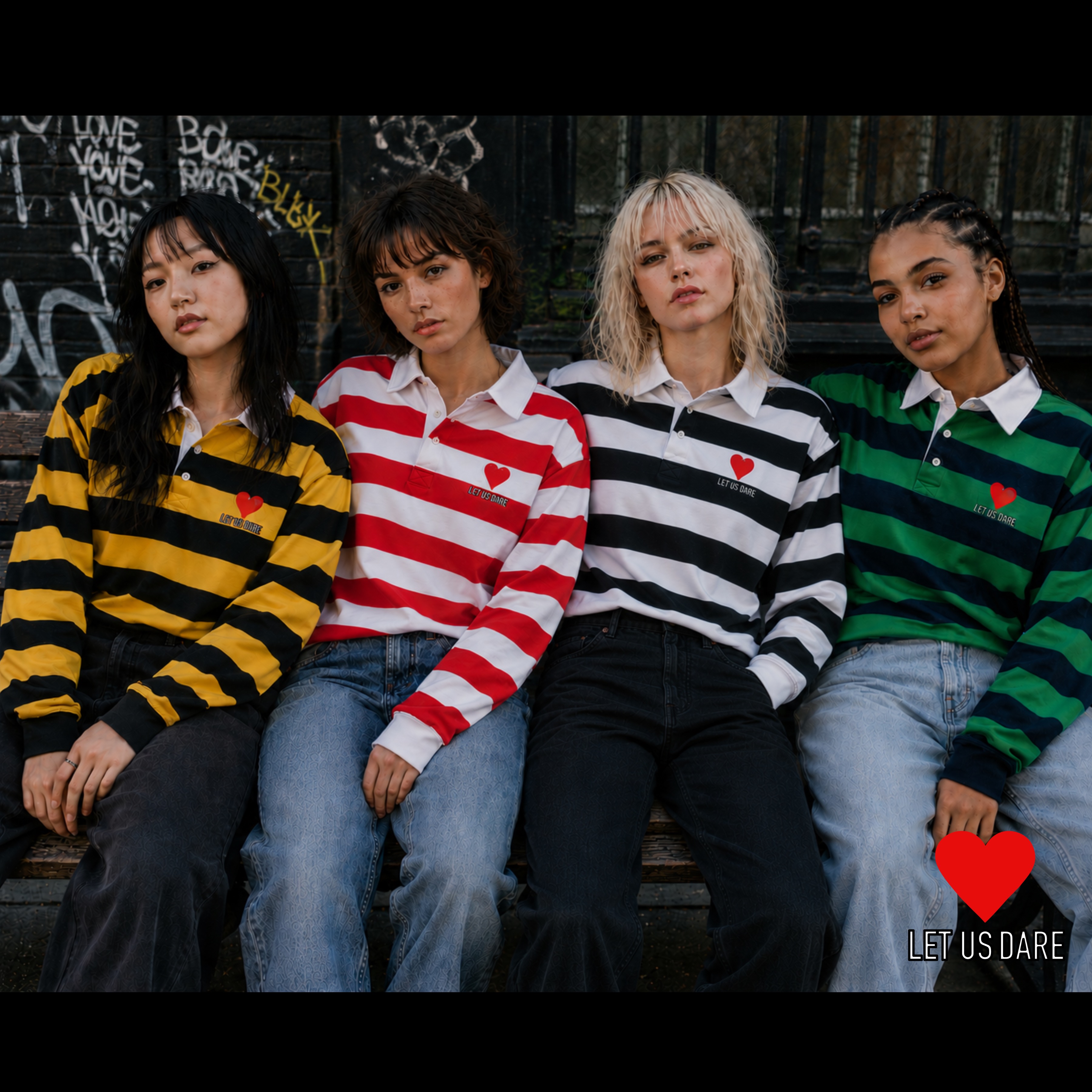 letusdareworld Facebook ad: We make clothing for rebellious optimists, like you.