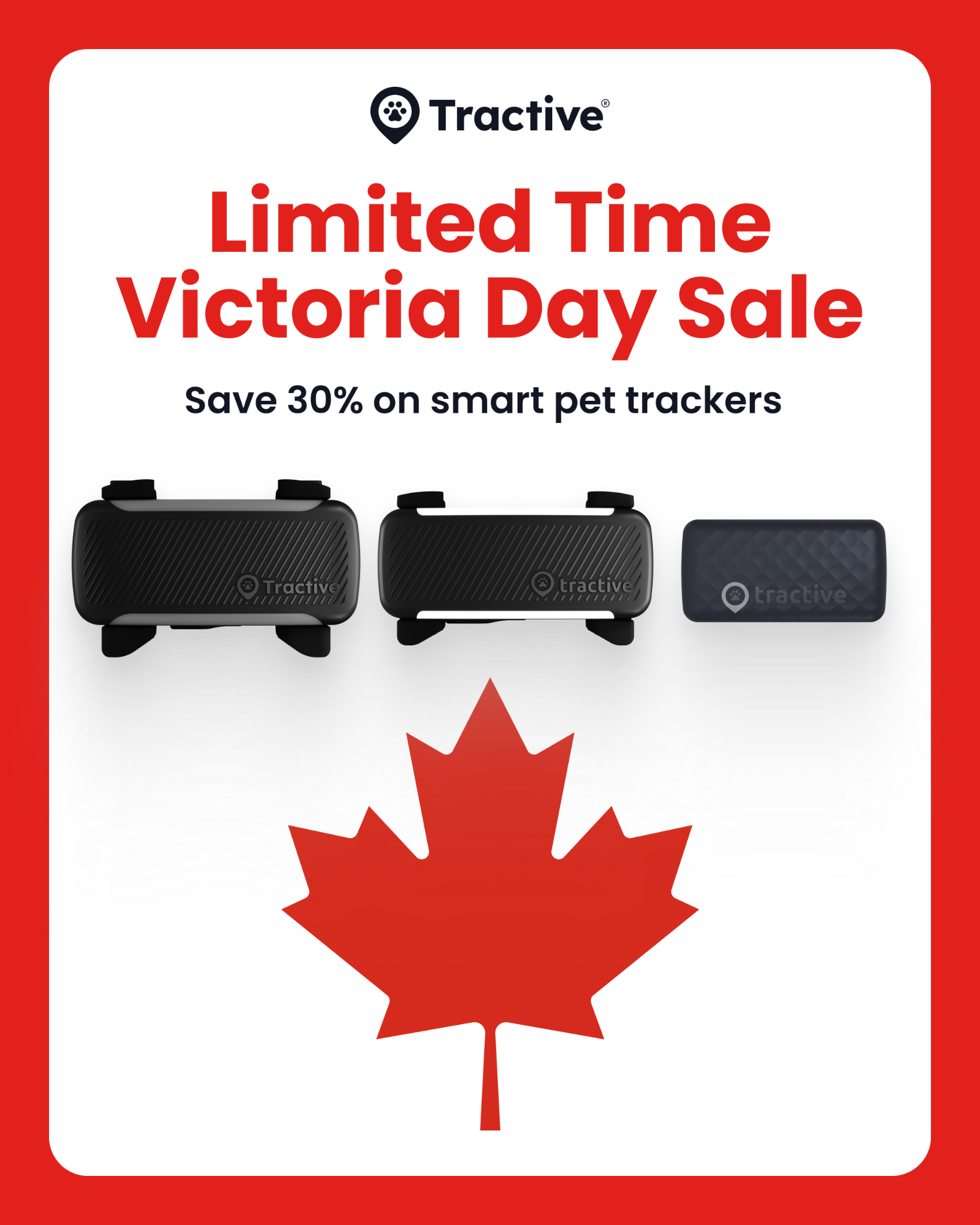 Tractive Facebook ad