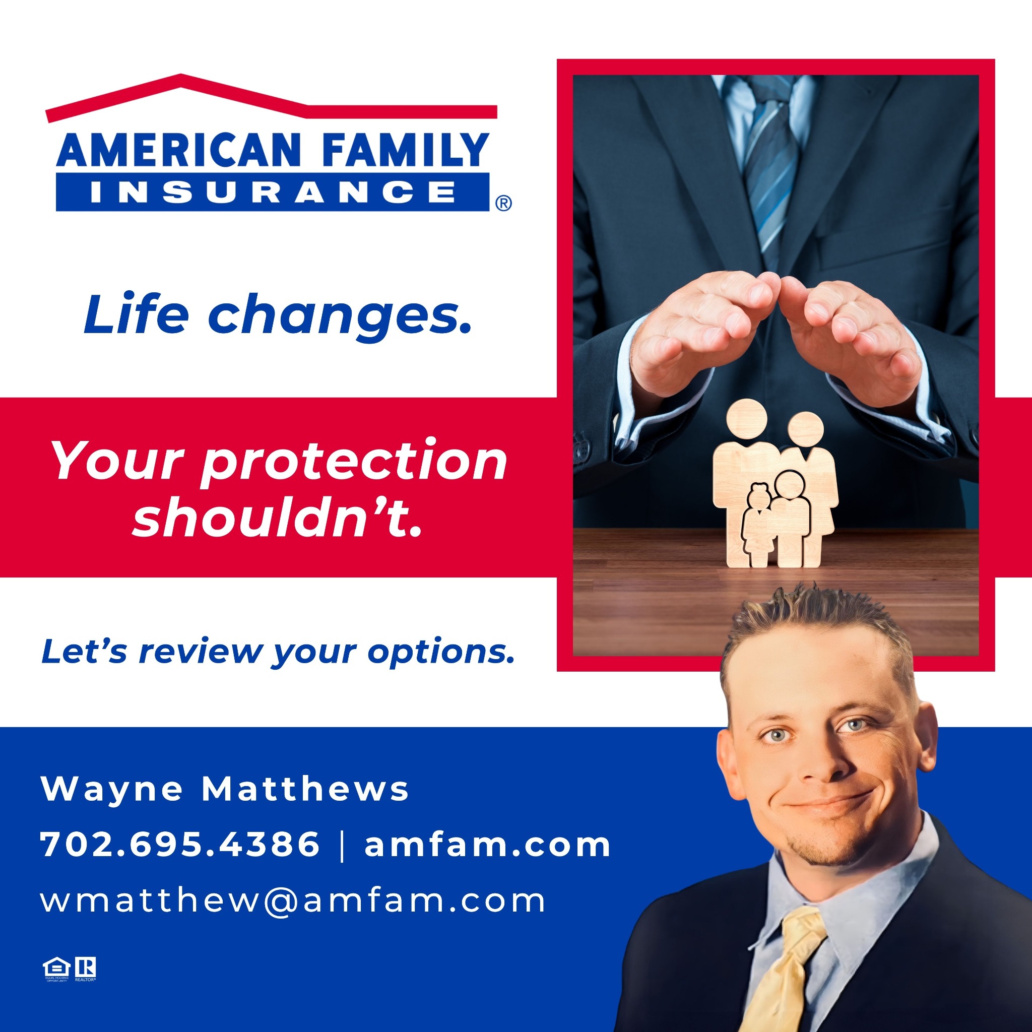 Wayne Matthews American Family Insurance Agent Facebook ad