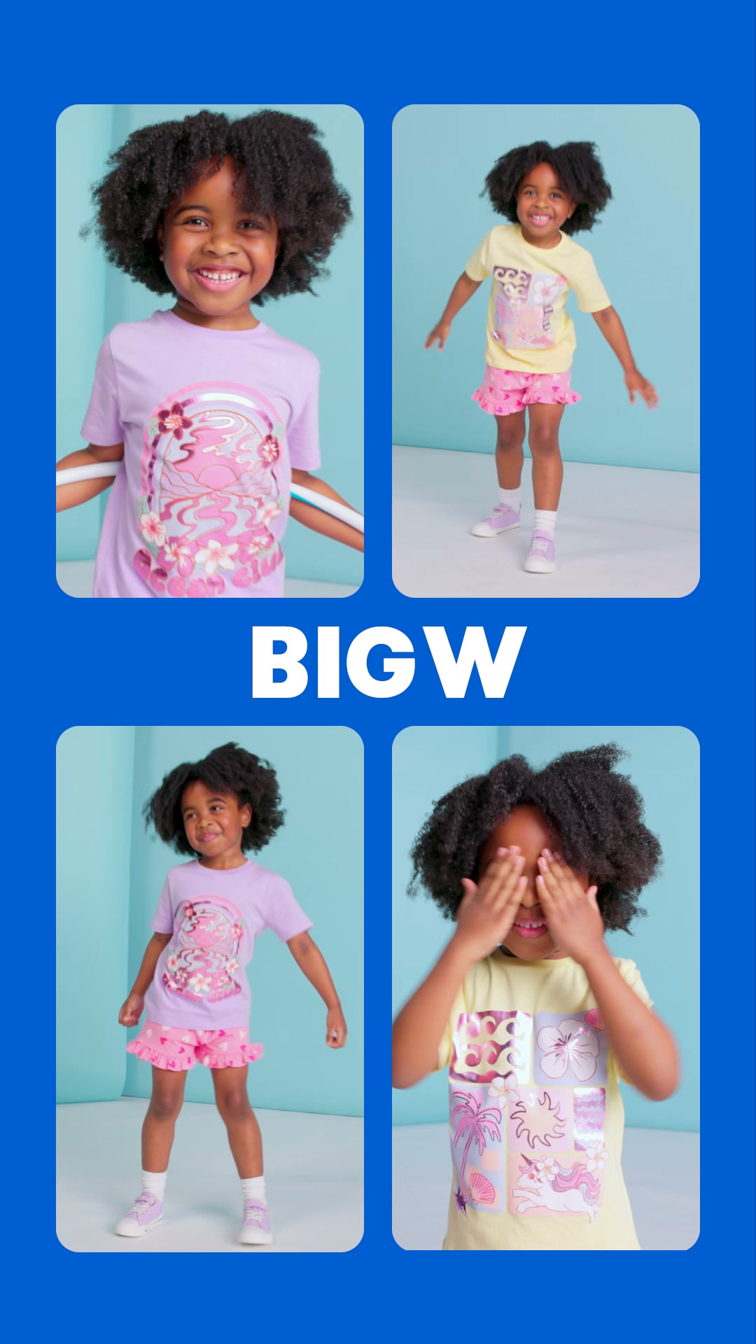 BIG W Facebook ad: Fresh fits for the kids