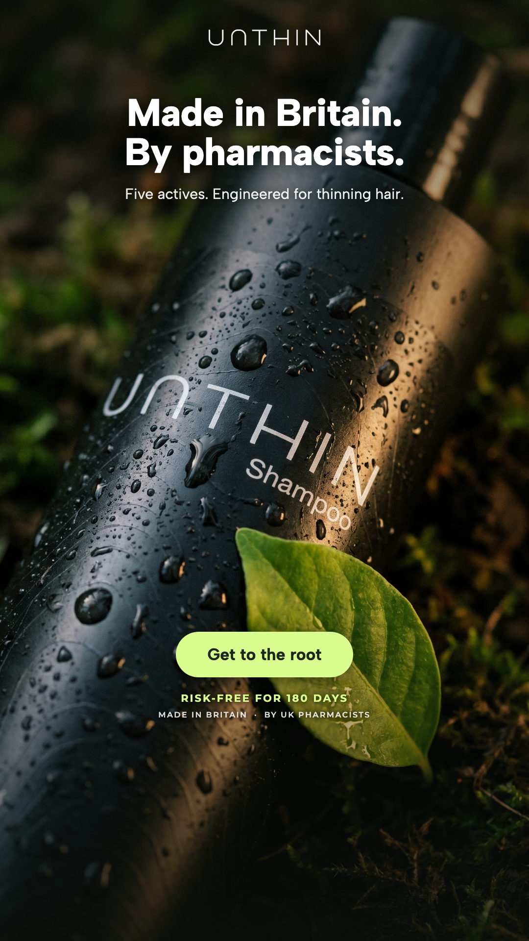 Unthinhair Facebook ad