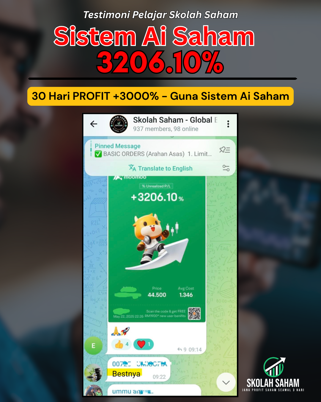 Skolah Sistem Saham Facebook ad: Stop Trade Cara Lama, Ini Revolusi Teknologi Dagangan…