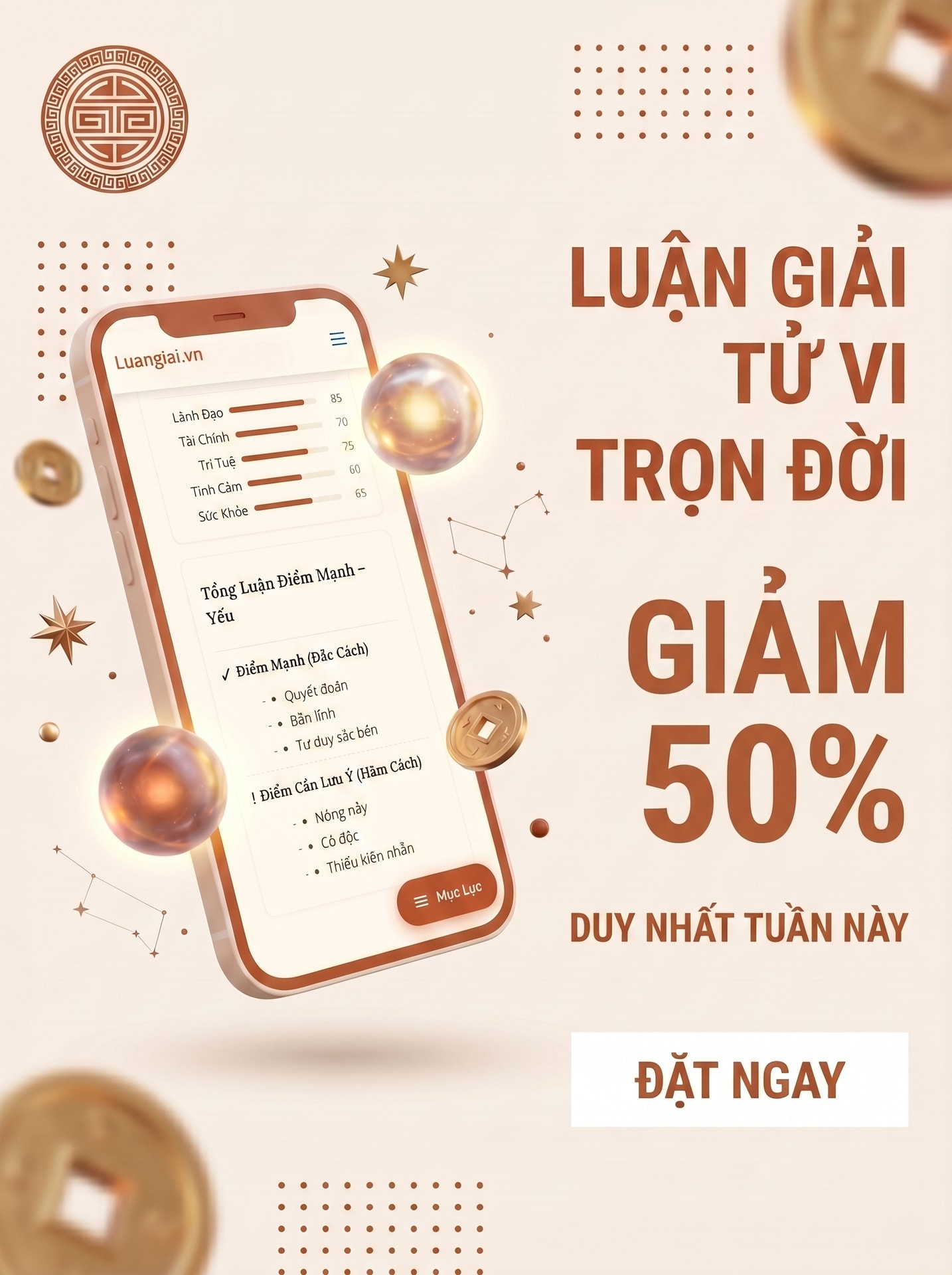Luangiai.vn - Tra Cứu & Luận Giải Tử Vi Trọn Đời Facebook ad