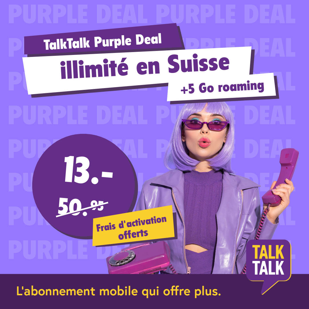 TalkTalk Schweiz Facebook ad from May 19, 2026