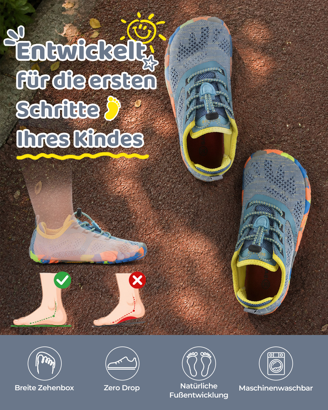 Saguaro De Facebook ad: Der Superheldenschuh für Kinder.