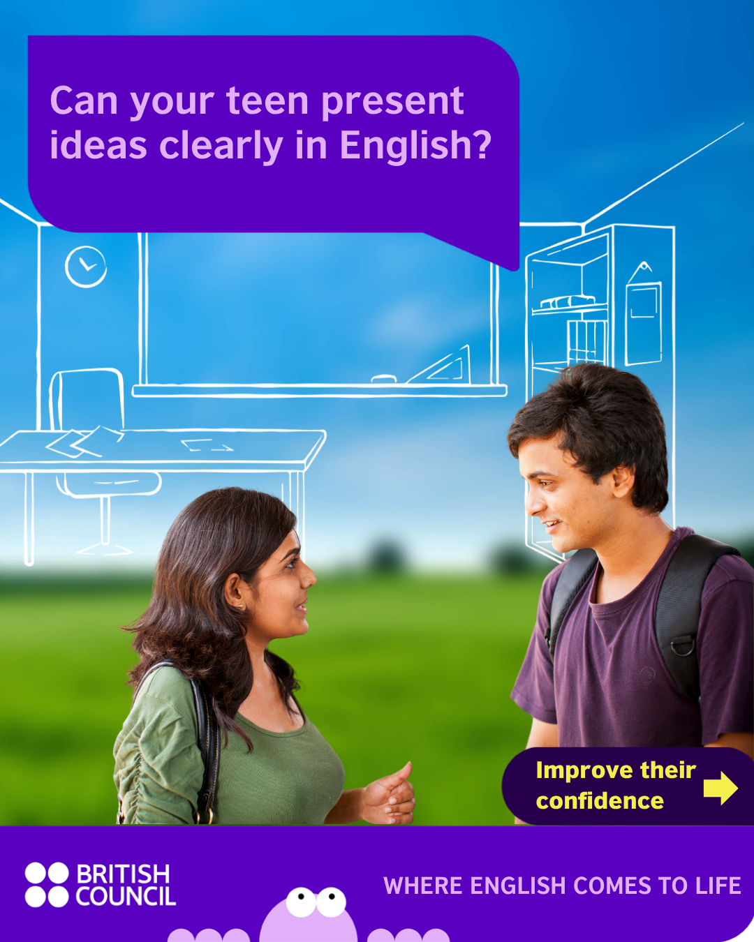 British Council India Facebook ad