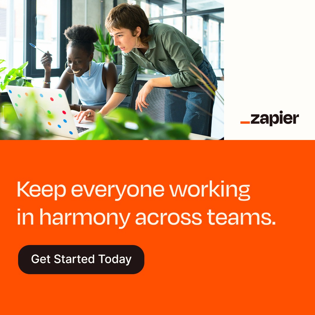 Zapier Facebook ad