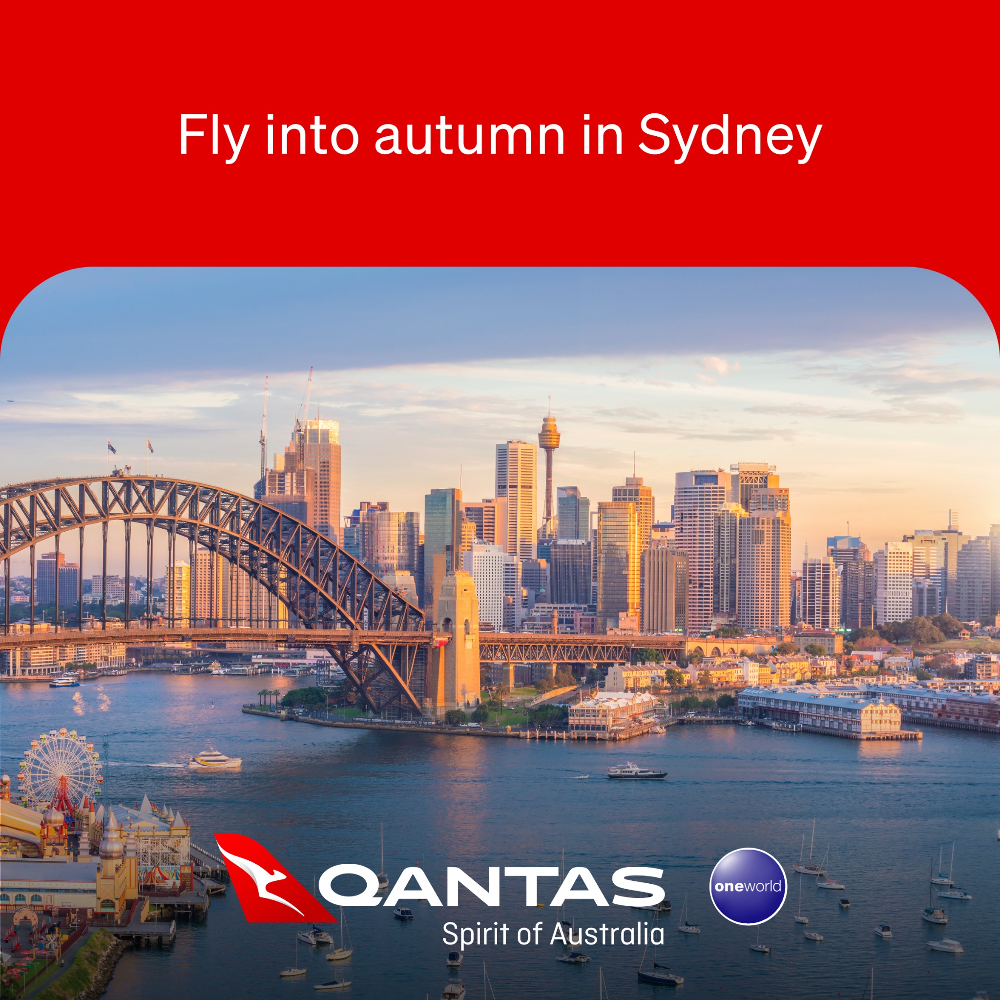 Qantas Facebook ad