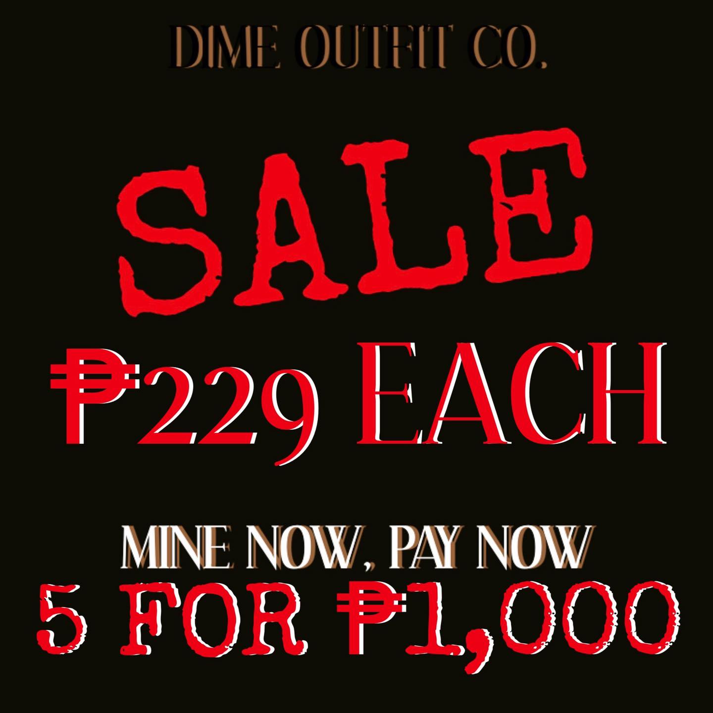 Dime Outfit Co. Facebook ad