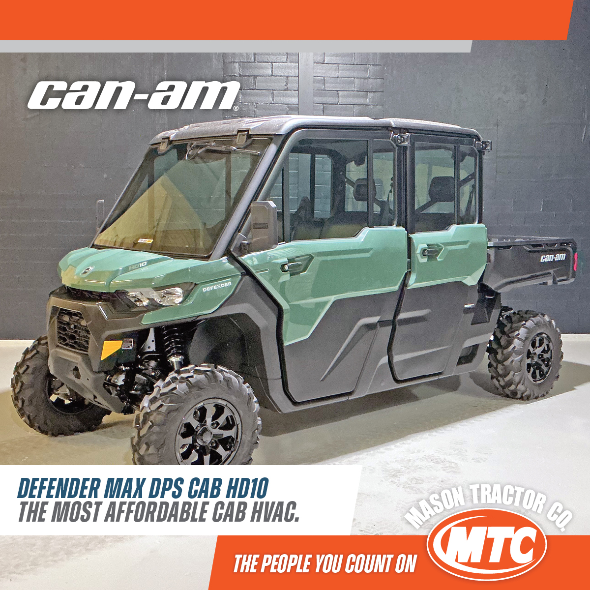 Mason Tractor Company Facebook ad: Spring’s here. Let’s get to work.