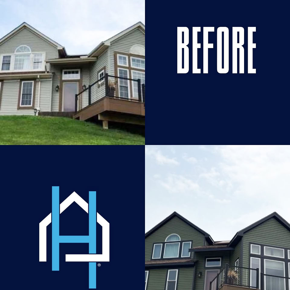 Home Genius Exteriors Facebook ad