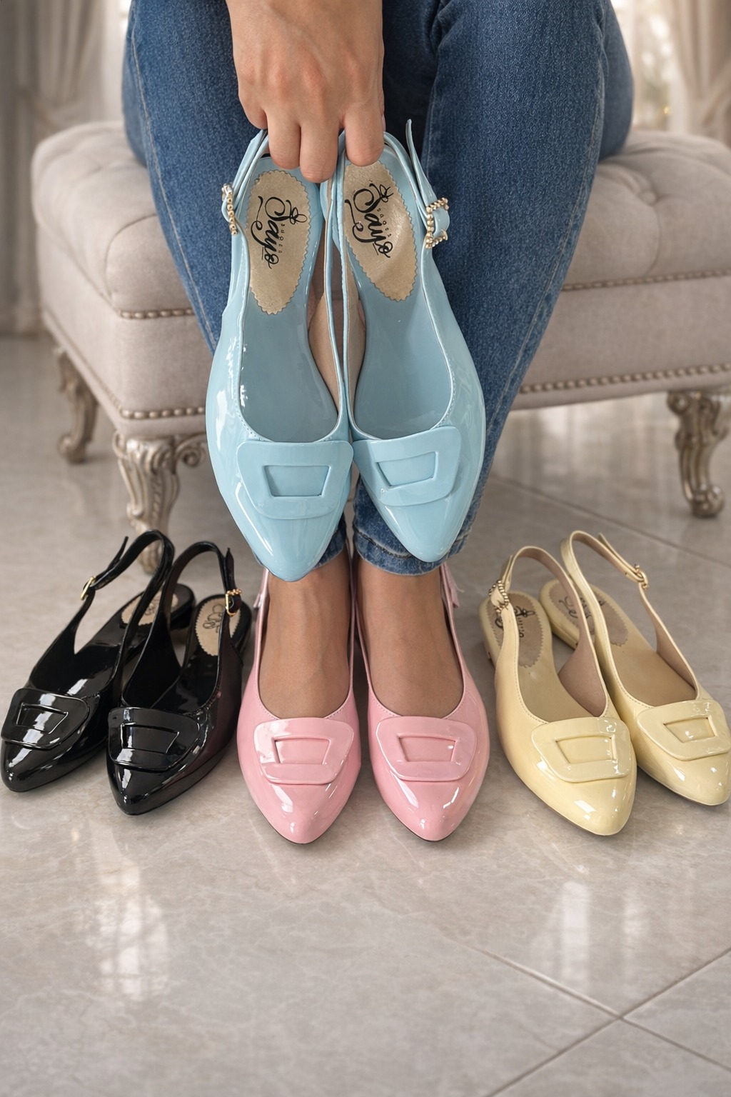 SAYO SHOES Facebook ad: Colores pastel que enamoran