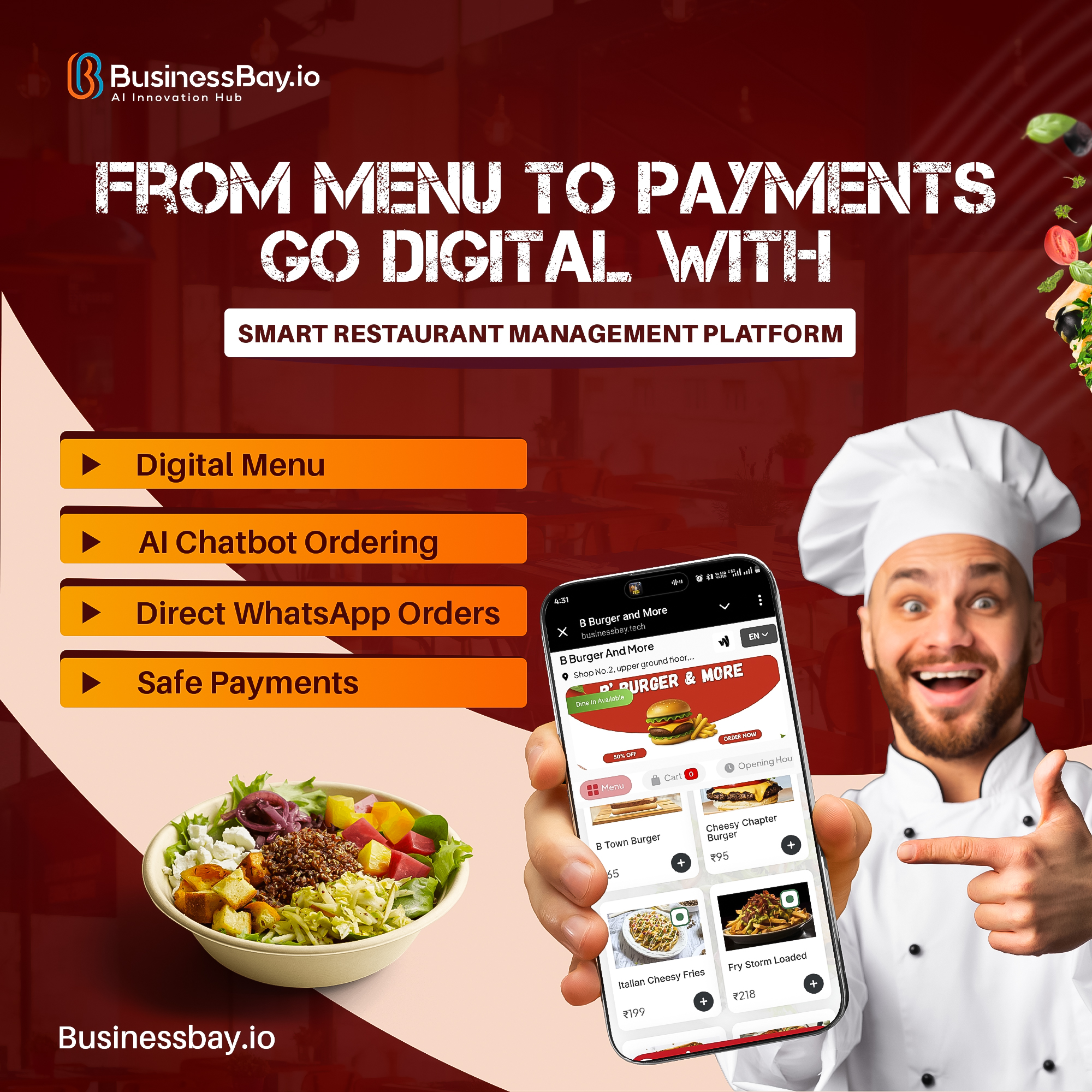 Business Bay Facebook ad