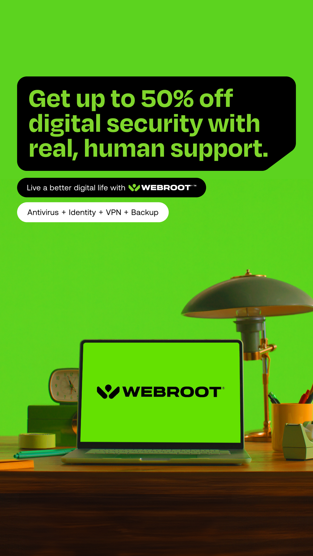Webroot Facebook ad