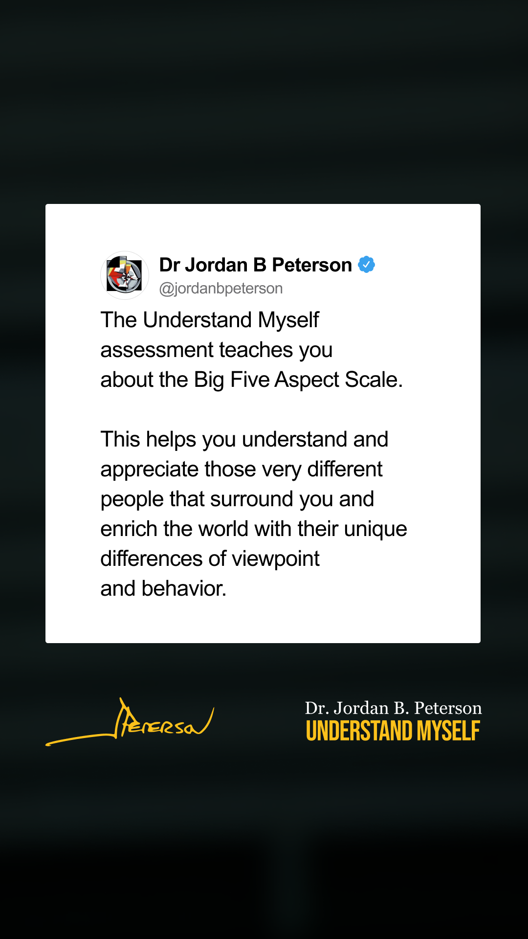 Dr Jordan B Peterson Facebook ad