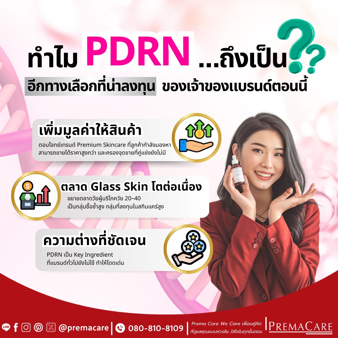 Prema Care โรงงานรับผลิต สร้างแบรนด์ ทำแบรนด์ ครีม อาหารเสริม เครื่องสำอาง Facebook ad
