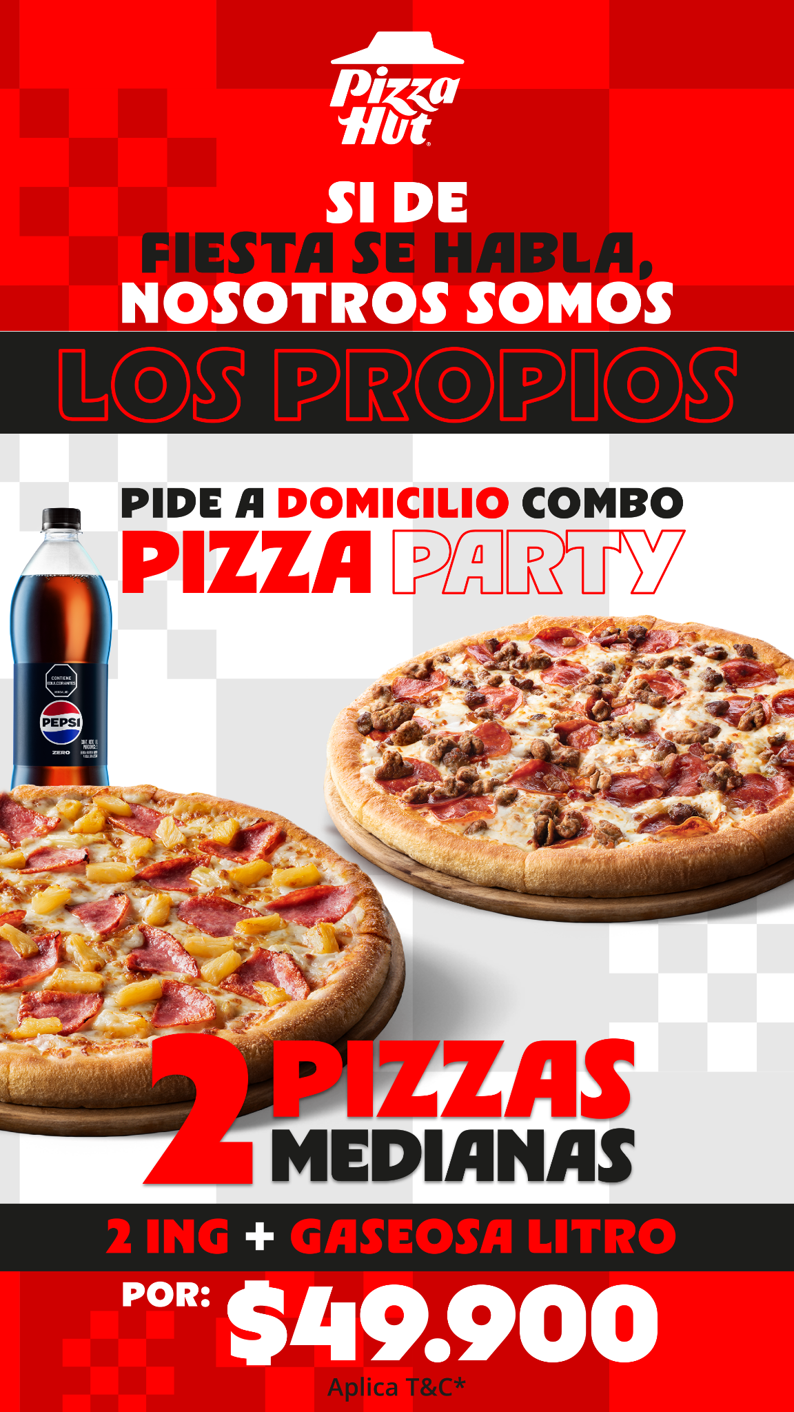 Pizza Hut Colombia Facebook ad
