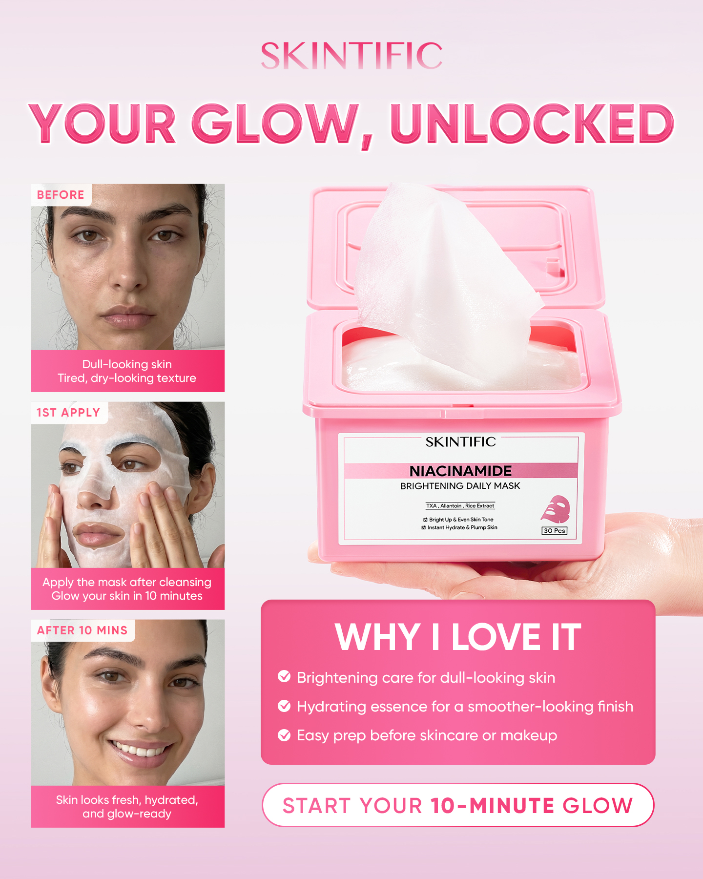 SkintificShop Facebook ad